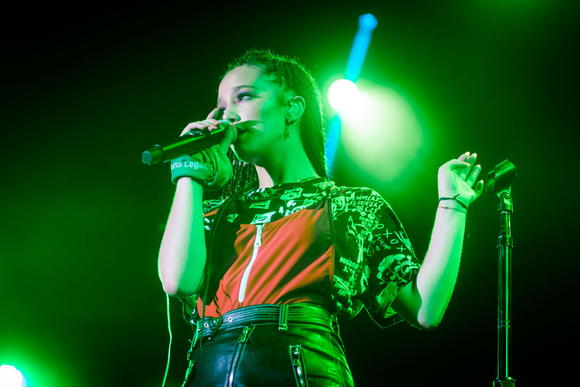 Ángela Torres es la cantante juvenil del momento. Tuvo la oportunidad de dar un espectacular concierto en Parque Camet