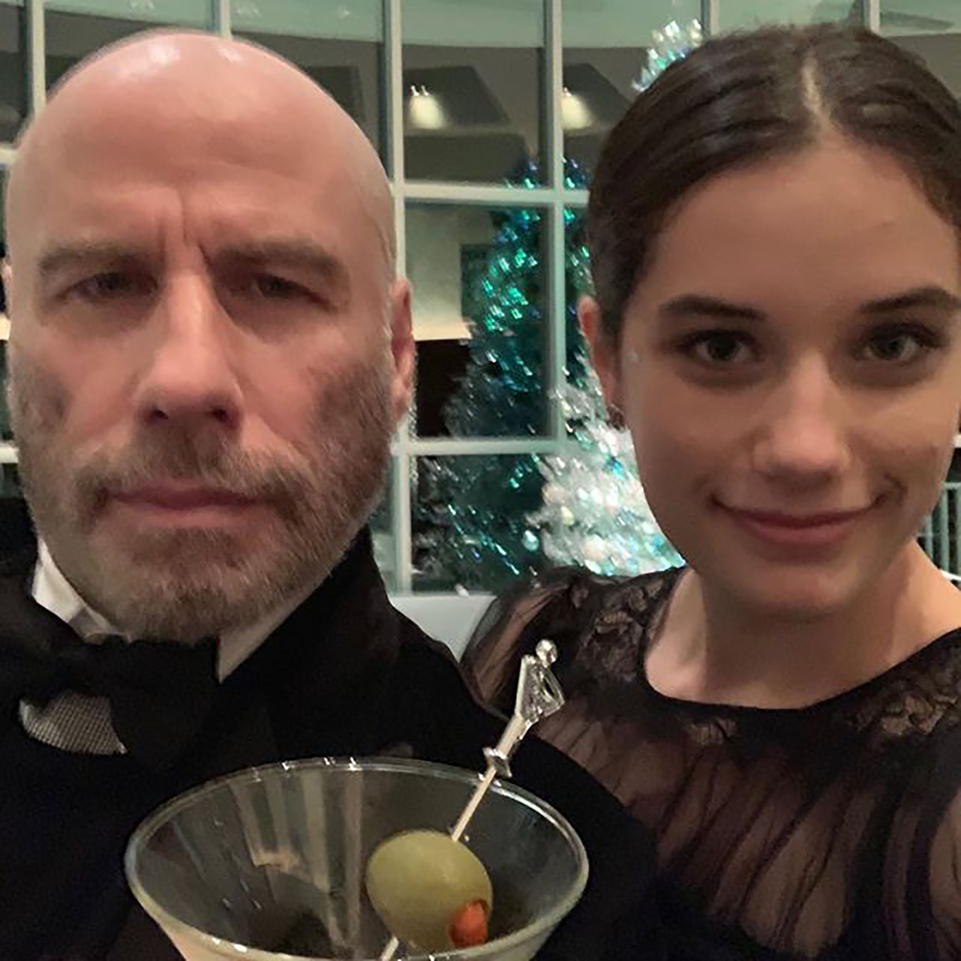 La foto del actor junto a su hija mayor (@johntravolta)