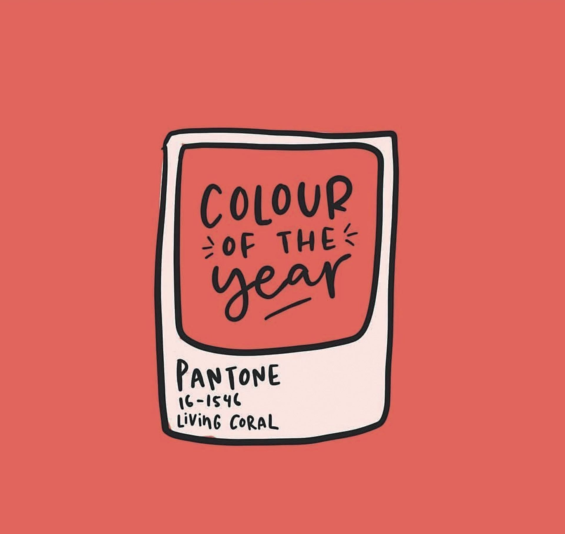 Coral, el color del año.