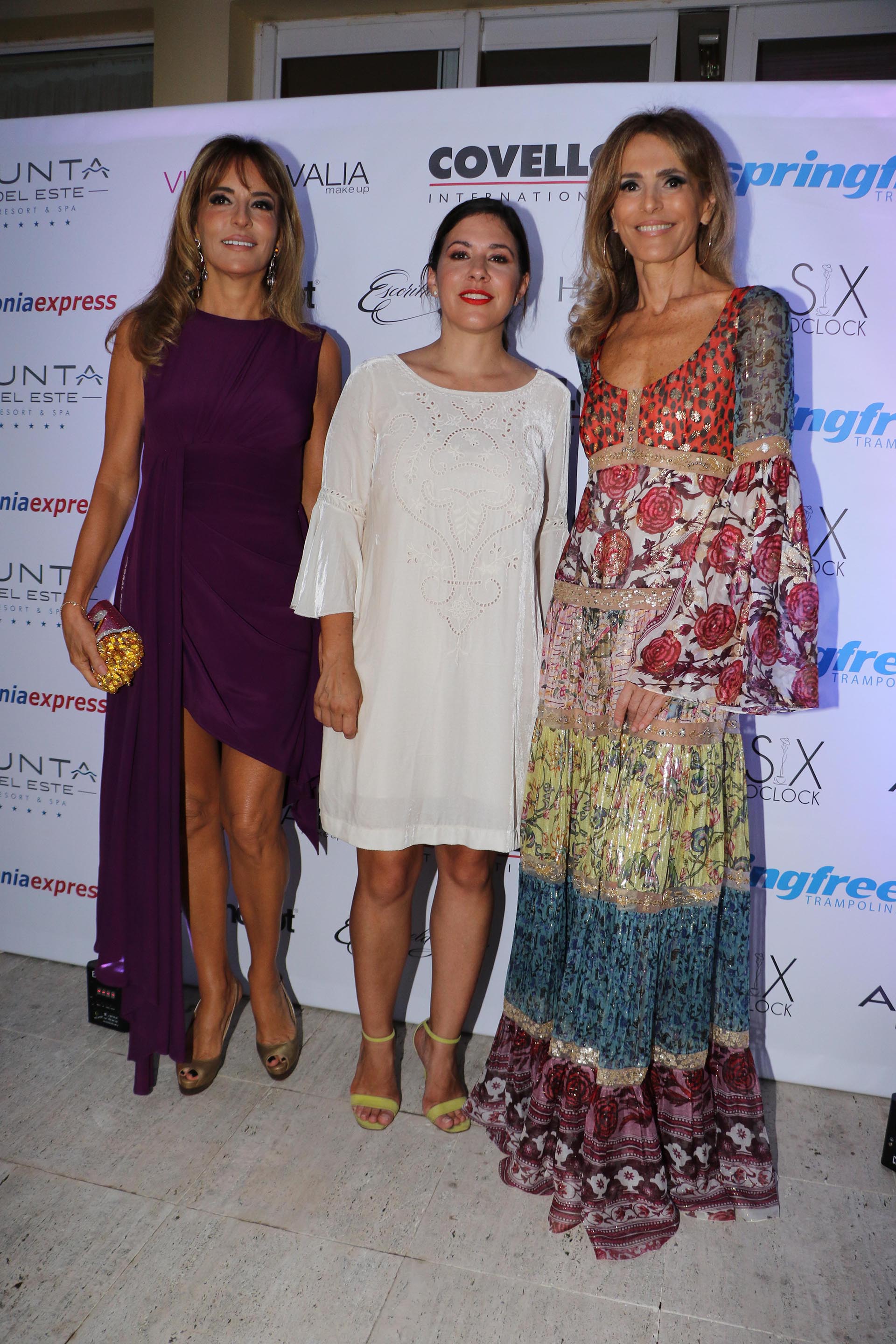 Patricia y Rossella Della Giovampaola junto a Carminne Dodero