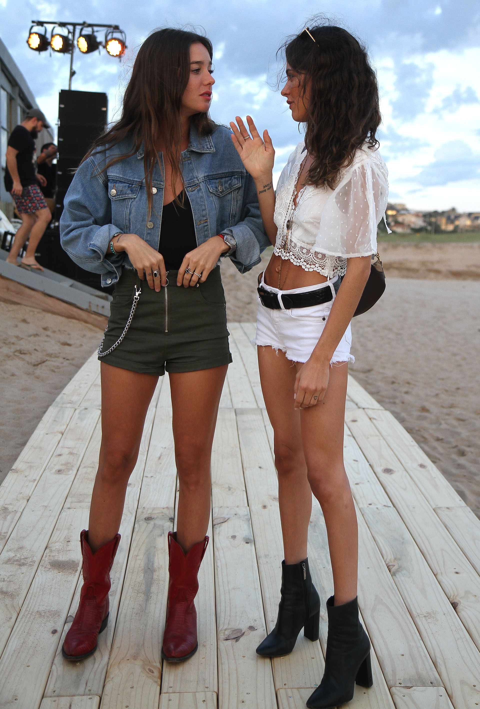 La influencer y la cantante, compinches (Fotos: GM Press)