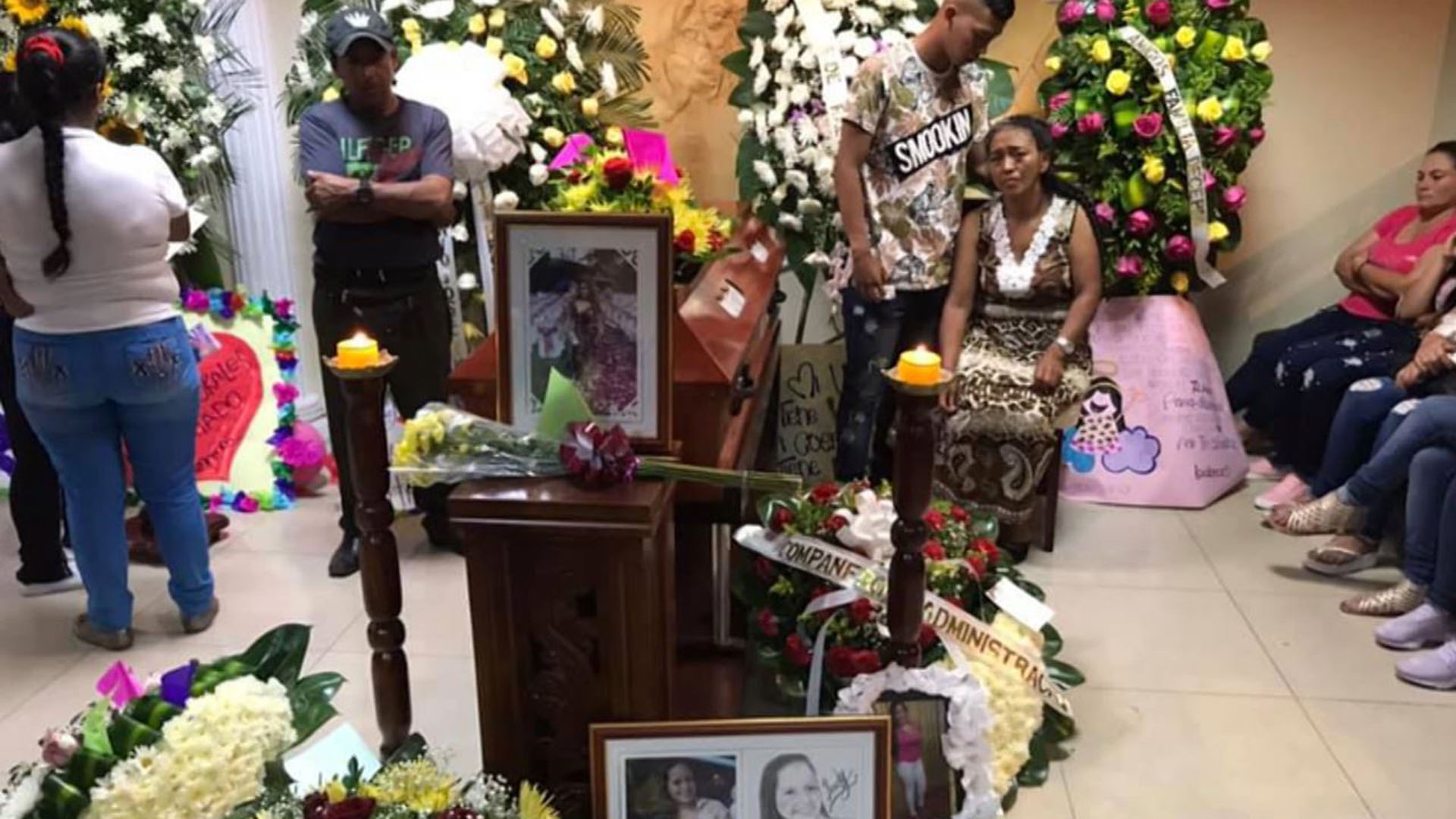 Debido al estado de su cuerpo, fue entregado sellado a los familiares, que la enterraron el pasado lunes. (Foto Captura video Canal Uno)
