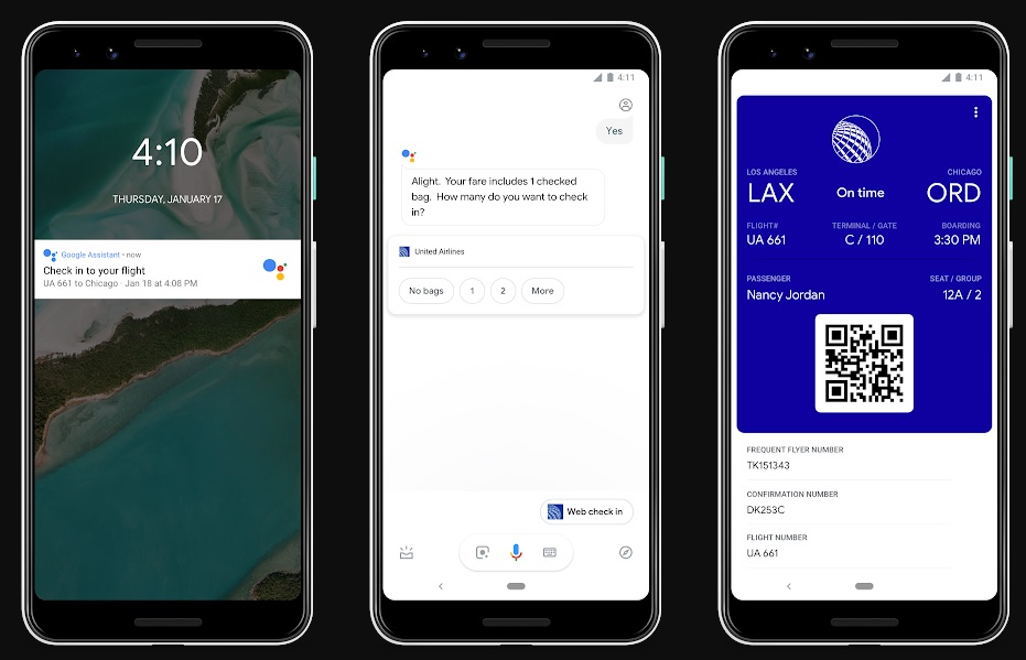 Ahora se le podrá pedir al asistente de Google que haga el check in en los vuelos.