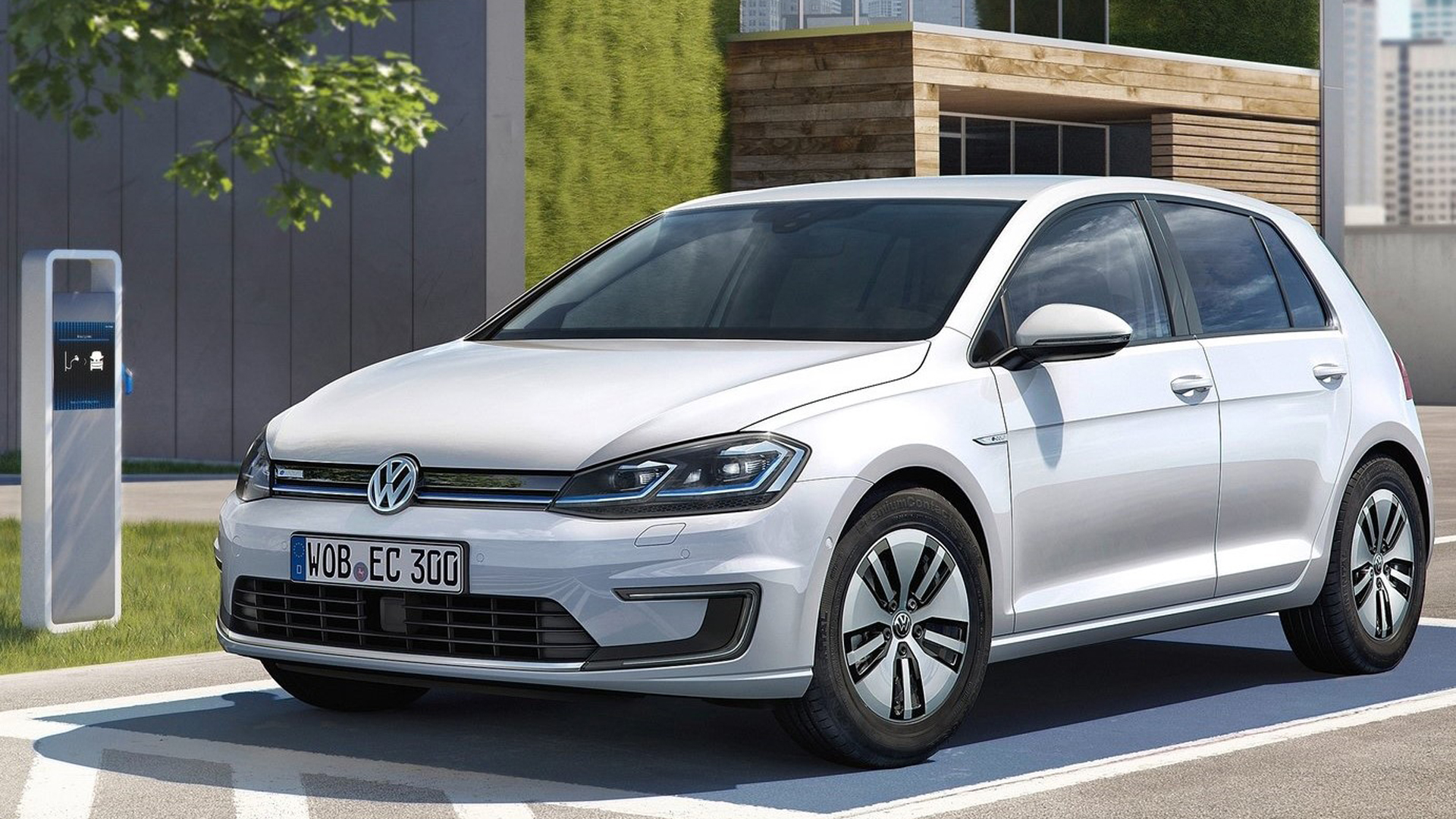 El Volkswagen eGolf es otro de los modelos que se venden y tiene buena aceptación entre el público.