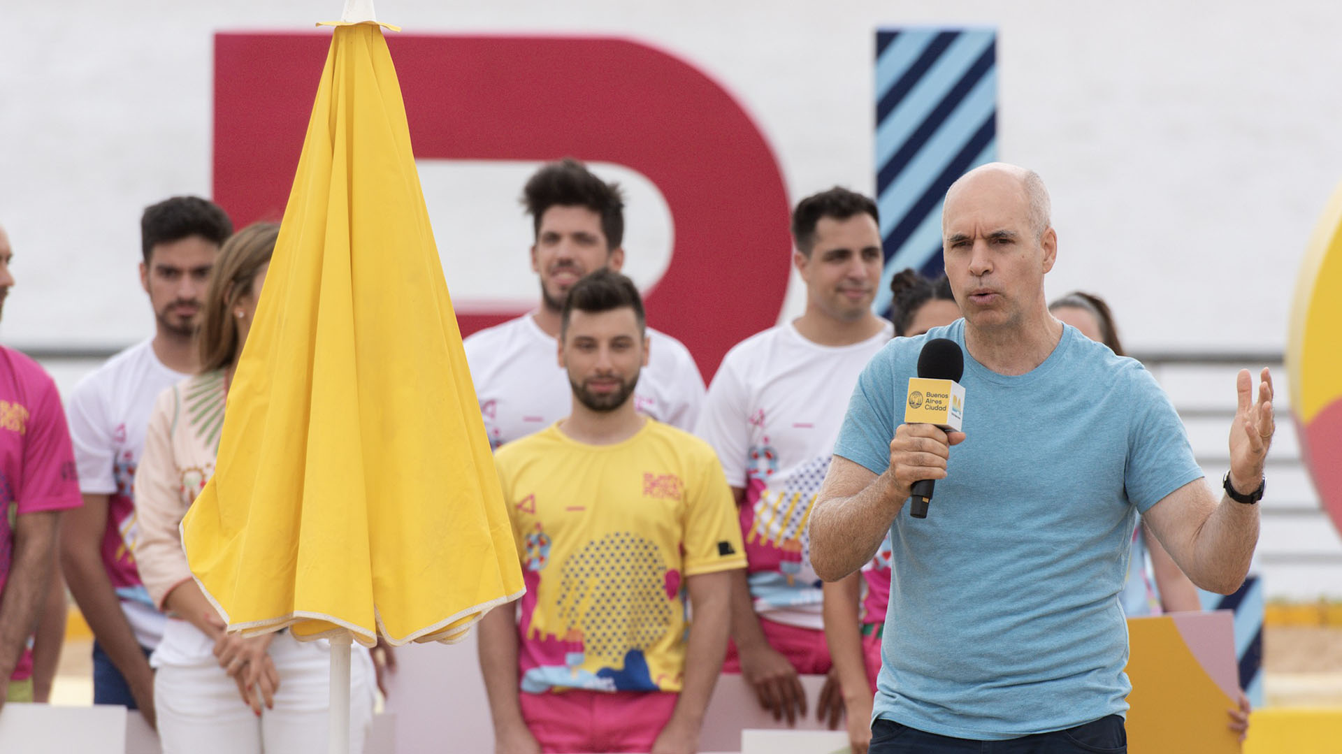 El Jefe de Gobierno porteño, Horacio Rodríguez Larreta, en la inauguración de la temporada 2019
