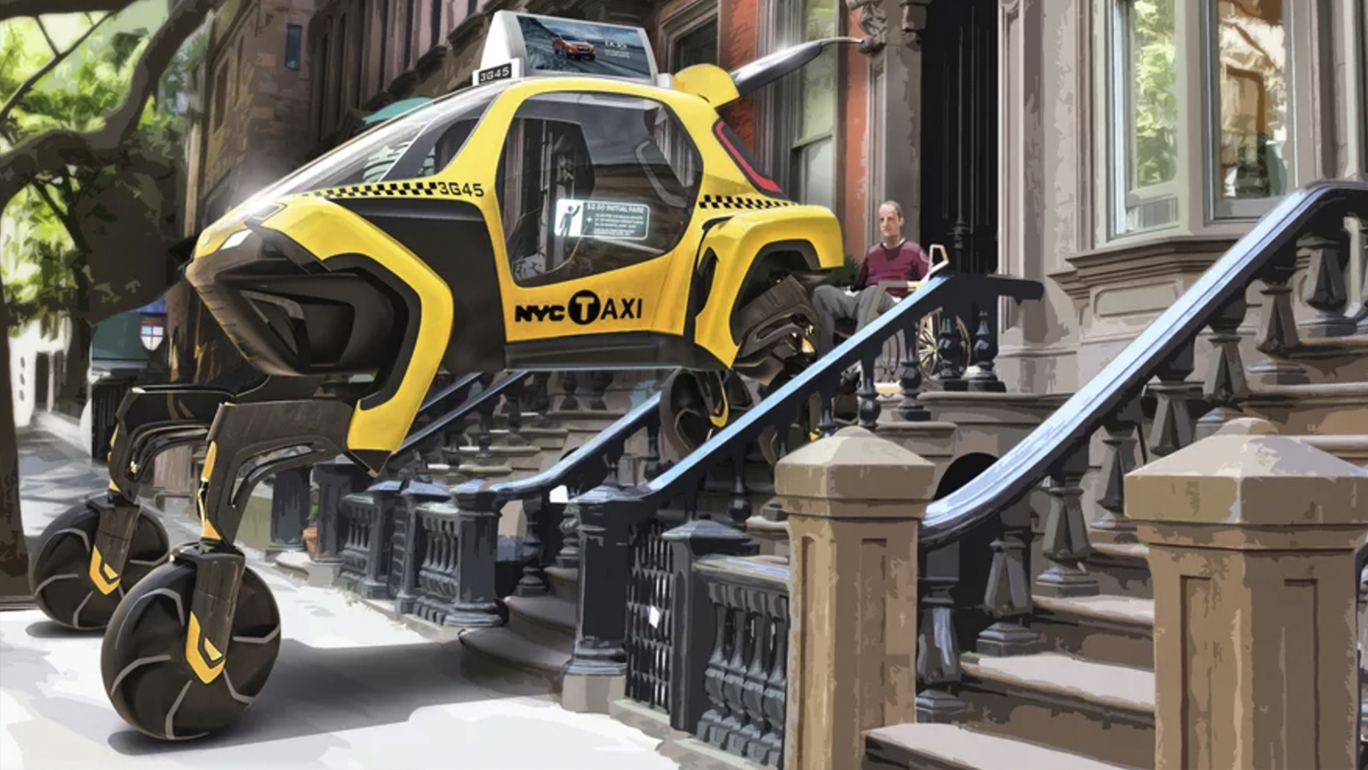 Hyundai Elevate, un vehículo que puede escalar y desplazarse en diferentes terrenos
