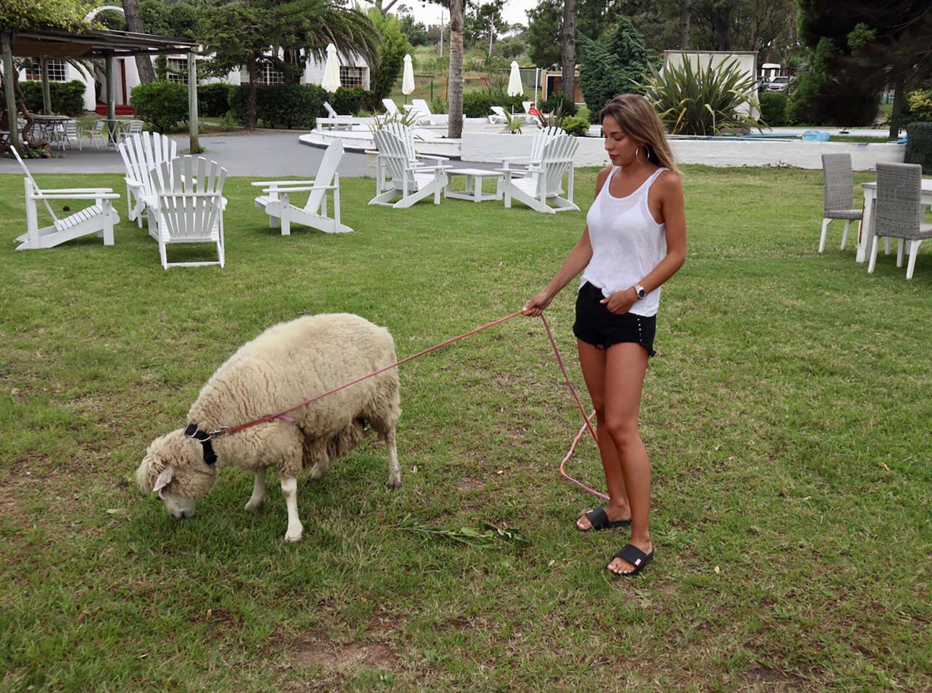 Luisa Drozdek con Margarita
