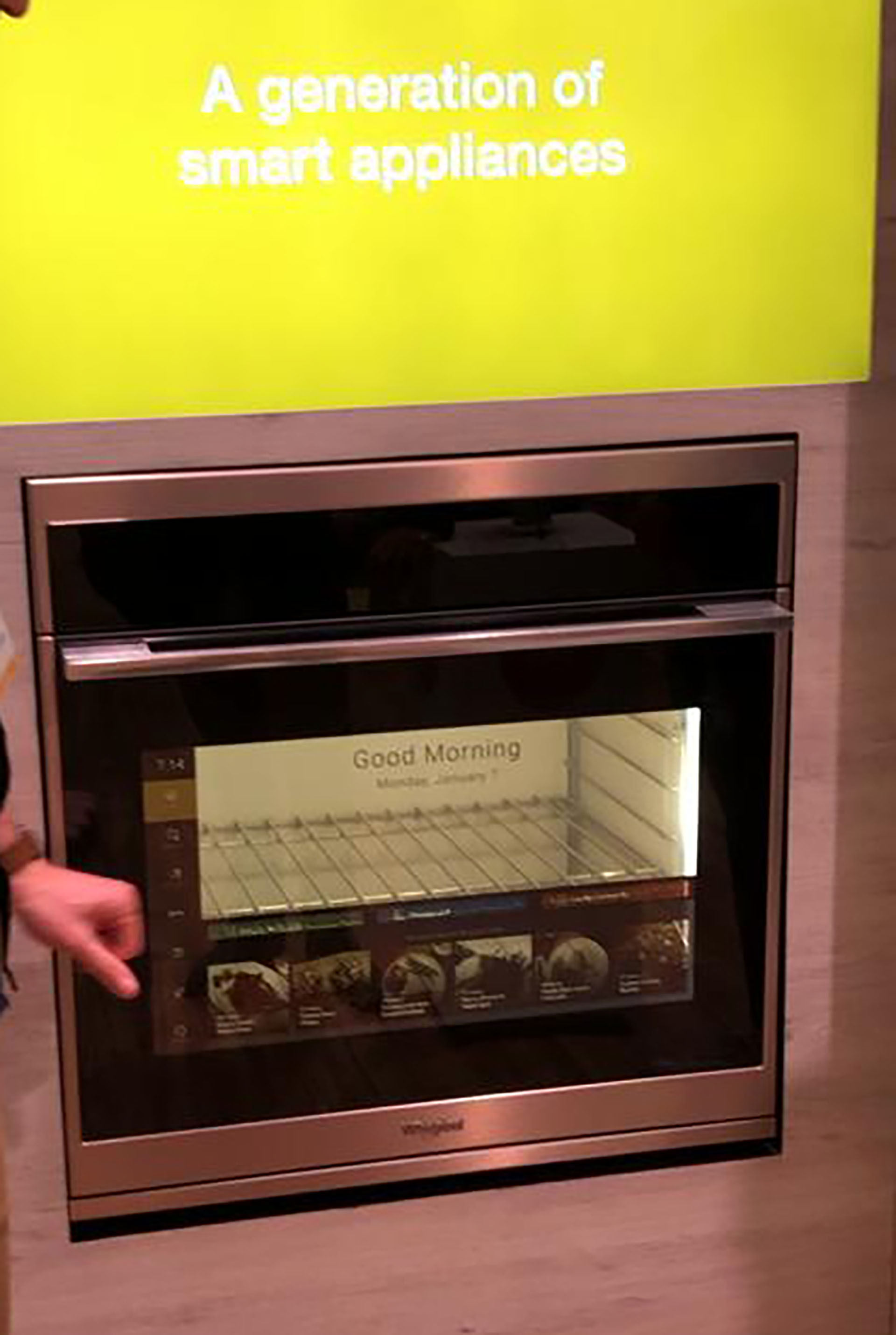 Horno con realidad aumentada