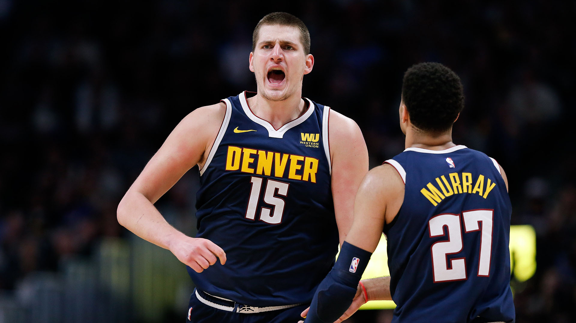 Nikola Jokic volvió a tener una brillante actuación para los Denver Nuggets (Reuters)