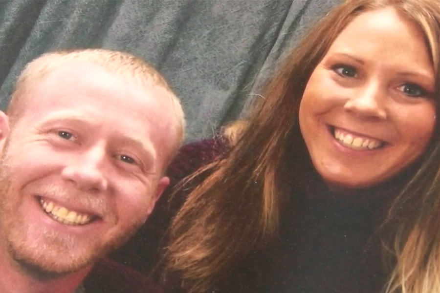 Jesse Odle y su hermana (Foto: Especial)