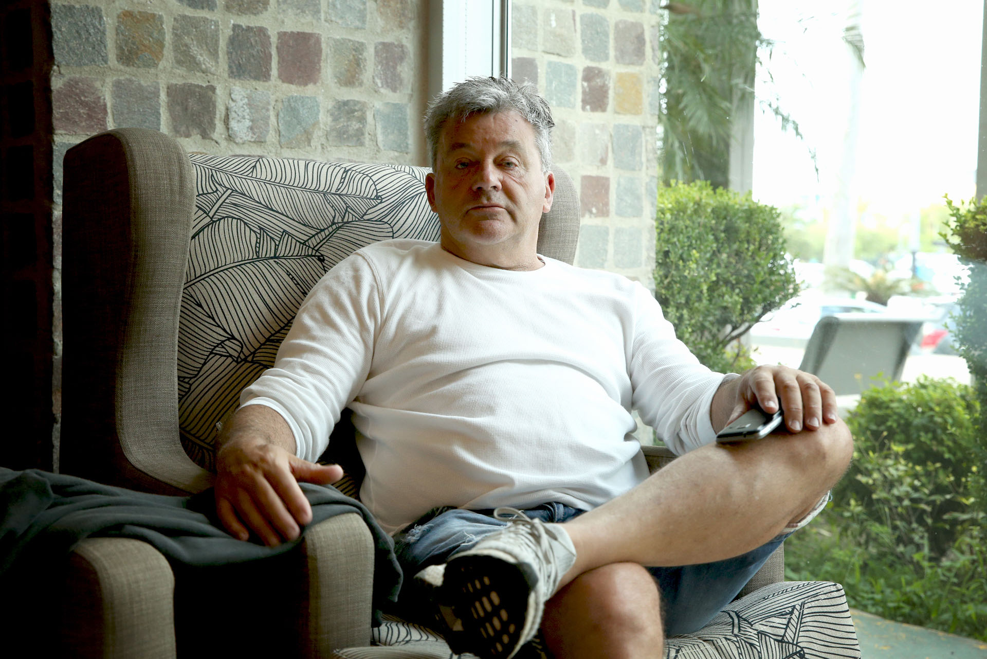 Humberto Grondona debutó como actor y es figura de una obra en Villa Carlos Paz (Fotos: Mario Sar)