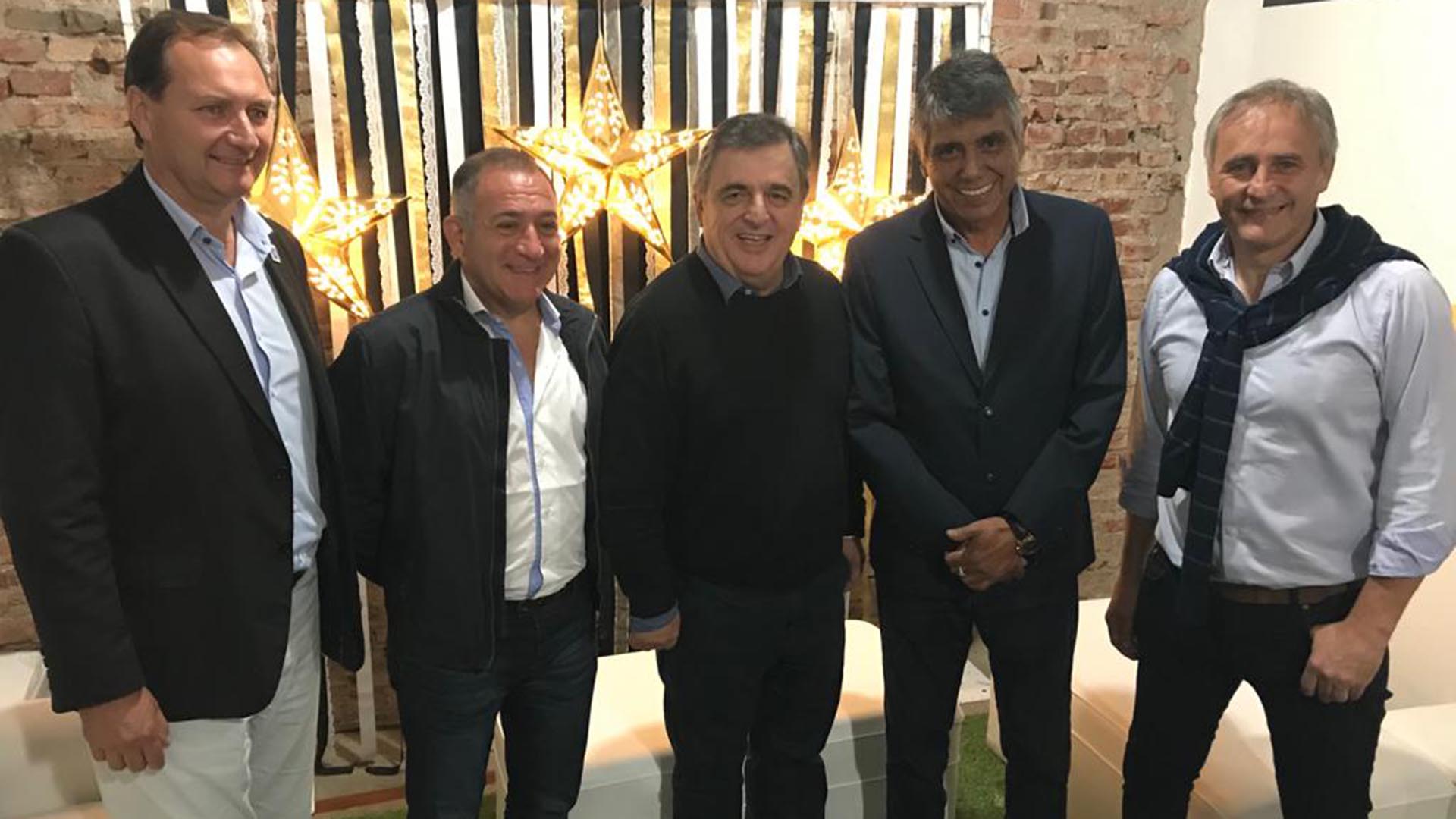Mario Negri estuvo en Villa Allende con Héctor Baldassi y Luis Juez