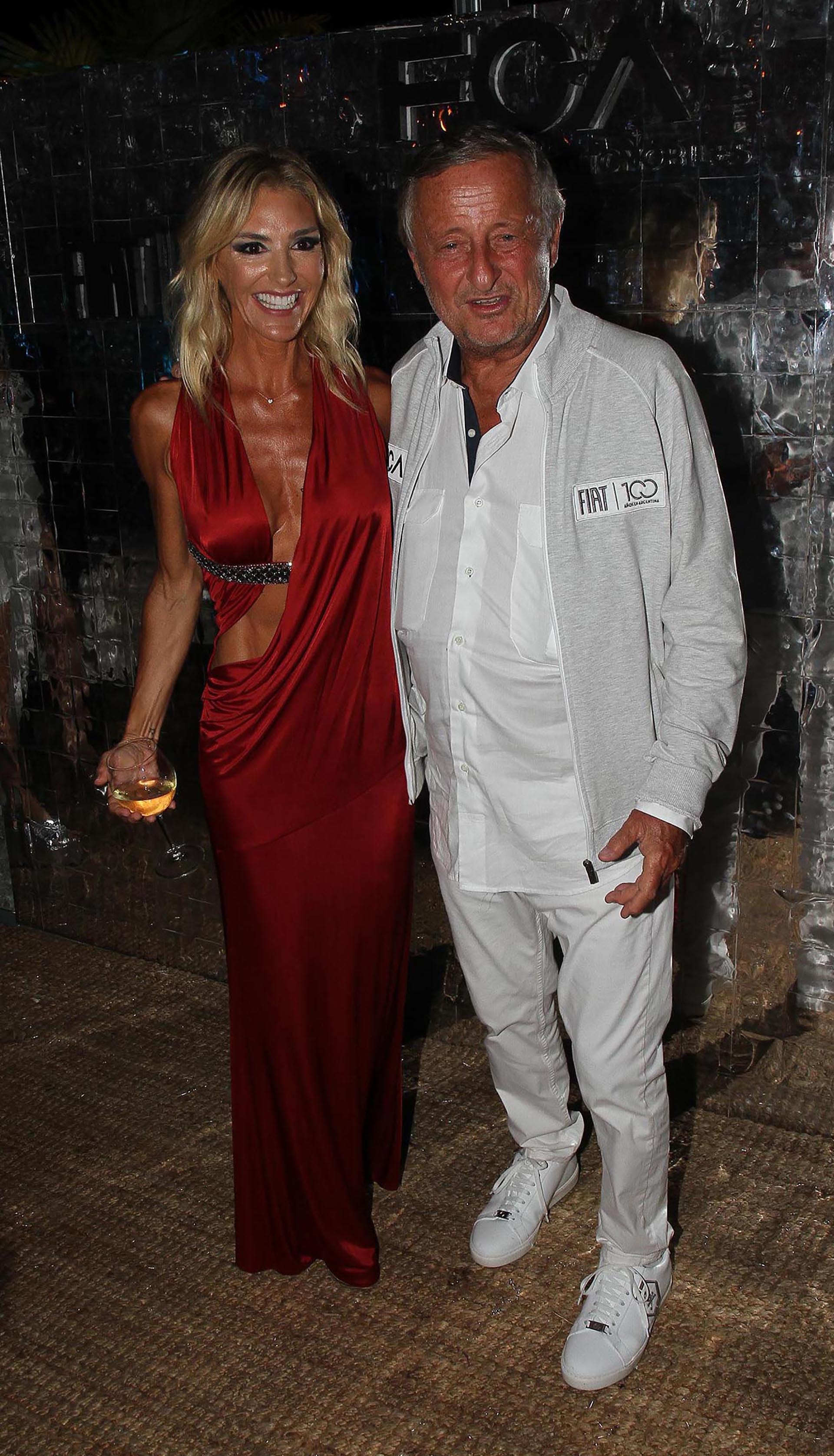 El presidente de Fiat, Cristiano Rattazzi, y su pareja Gabriela Castellani fueron los anfitriones de la gran fiesta esteña