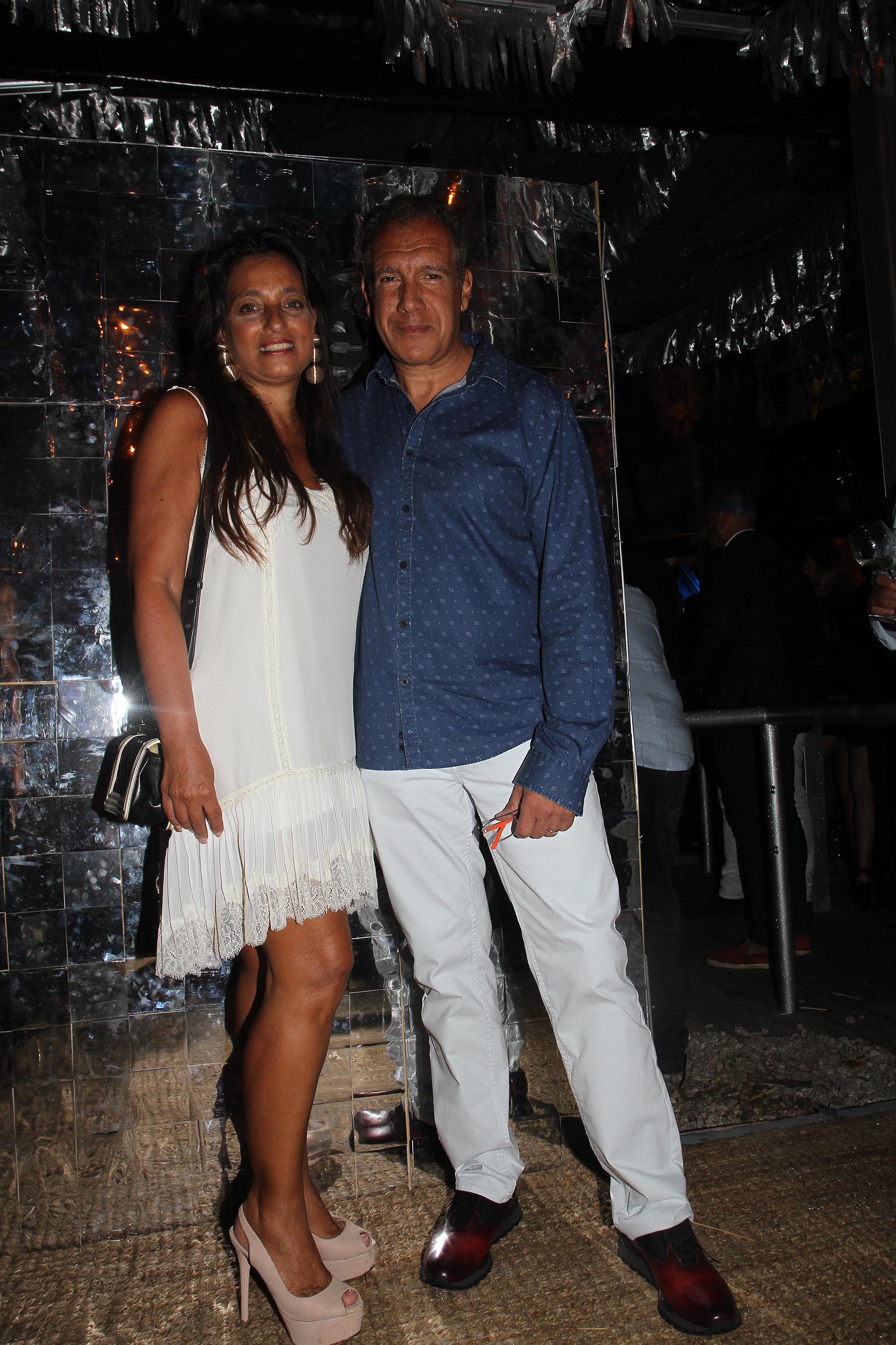 El fundador de Infobae, Daniel Hadad, y su mujer Viviana Zocco