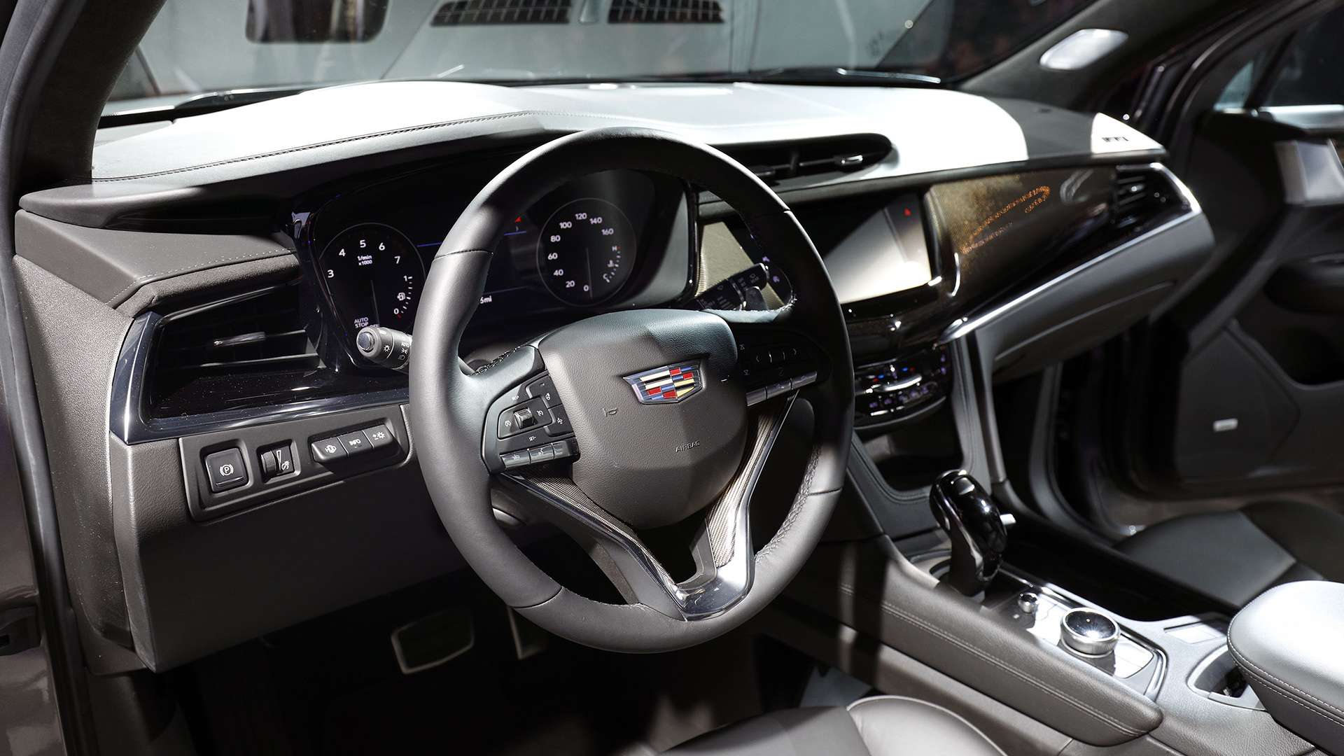 El interior del Cadillac XT6 (AFP)