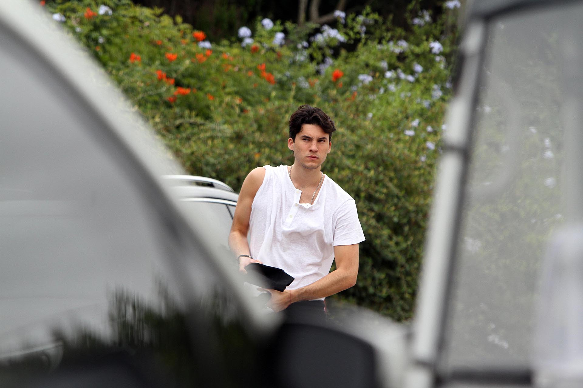 Francisco Tinelli se encuentra tomando unos días de descanso en Uruguay con su papá