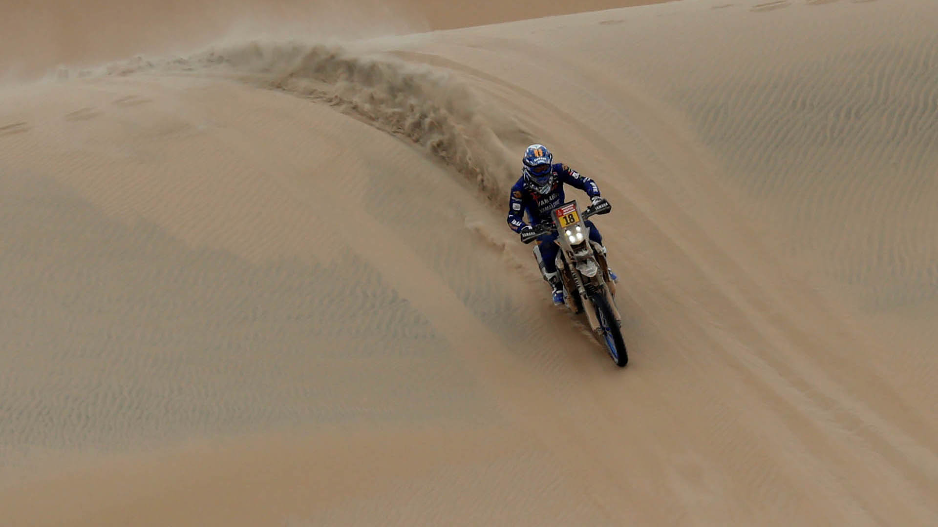 El segundo de la clasificación es nada más y nada menos que Pablo Quintanilla y su Husqvarna, prima de la KTM oficial (REUTERS)