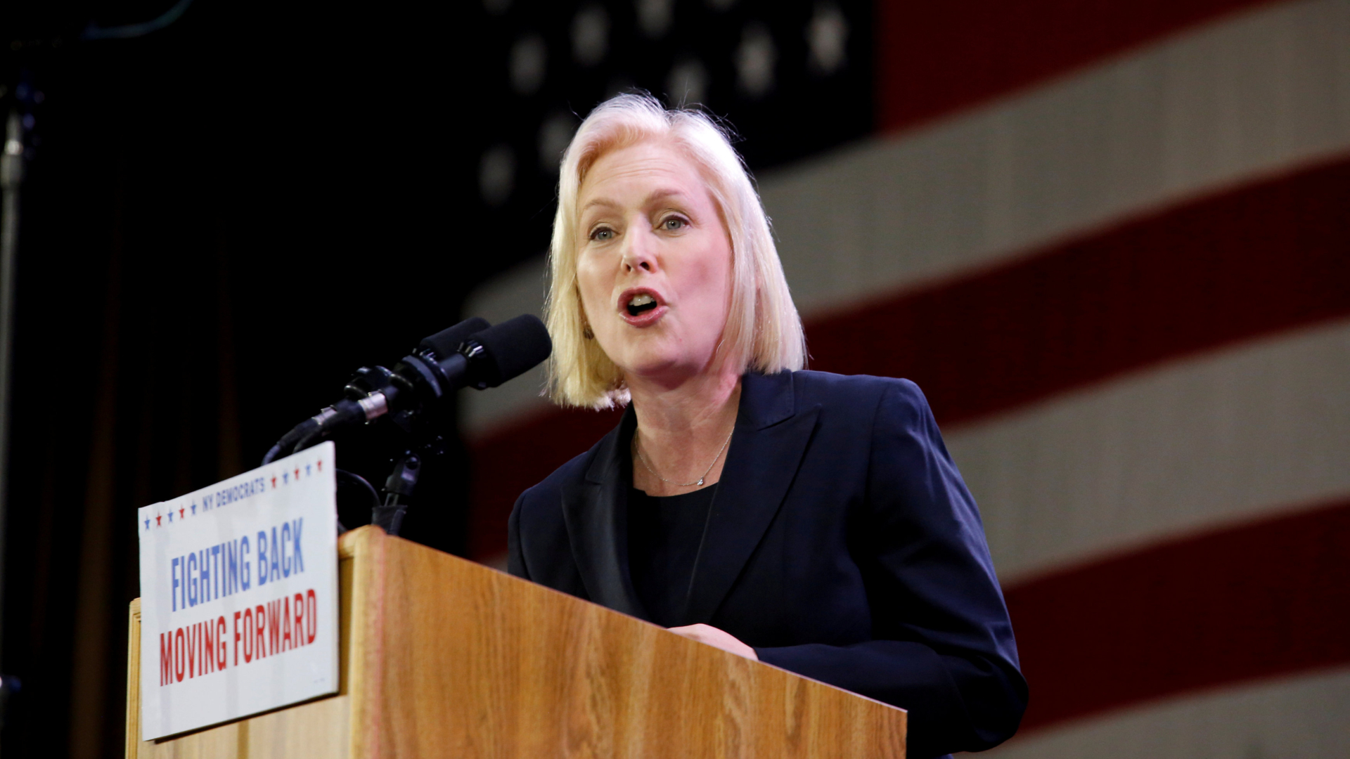 La senadora demócrata Kirsten Gillibrand. (Reuters)