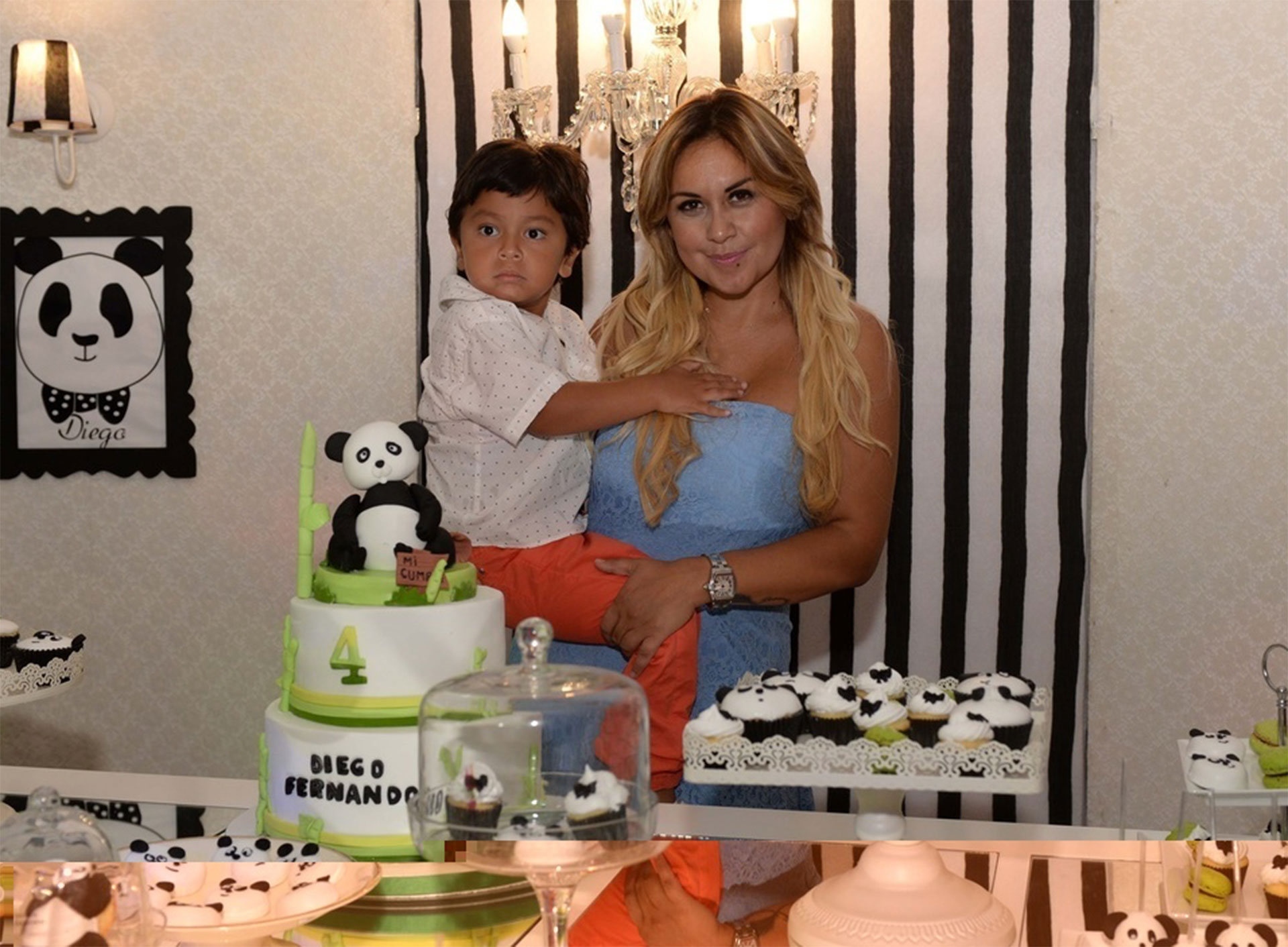 Dieguito Fernando y su mamá. (Foto: Instagram)