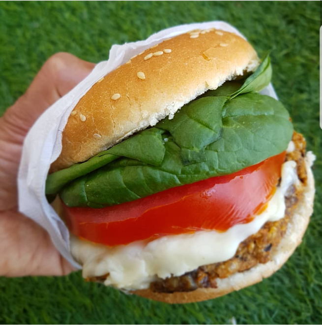 Hamburguesa de lentejas