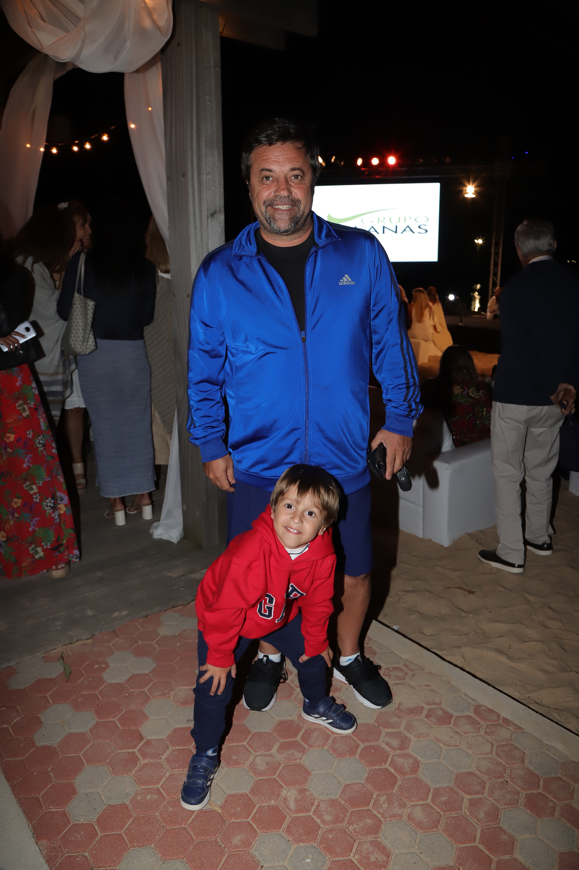 Caruso Lombardi y su hijo