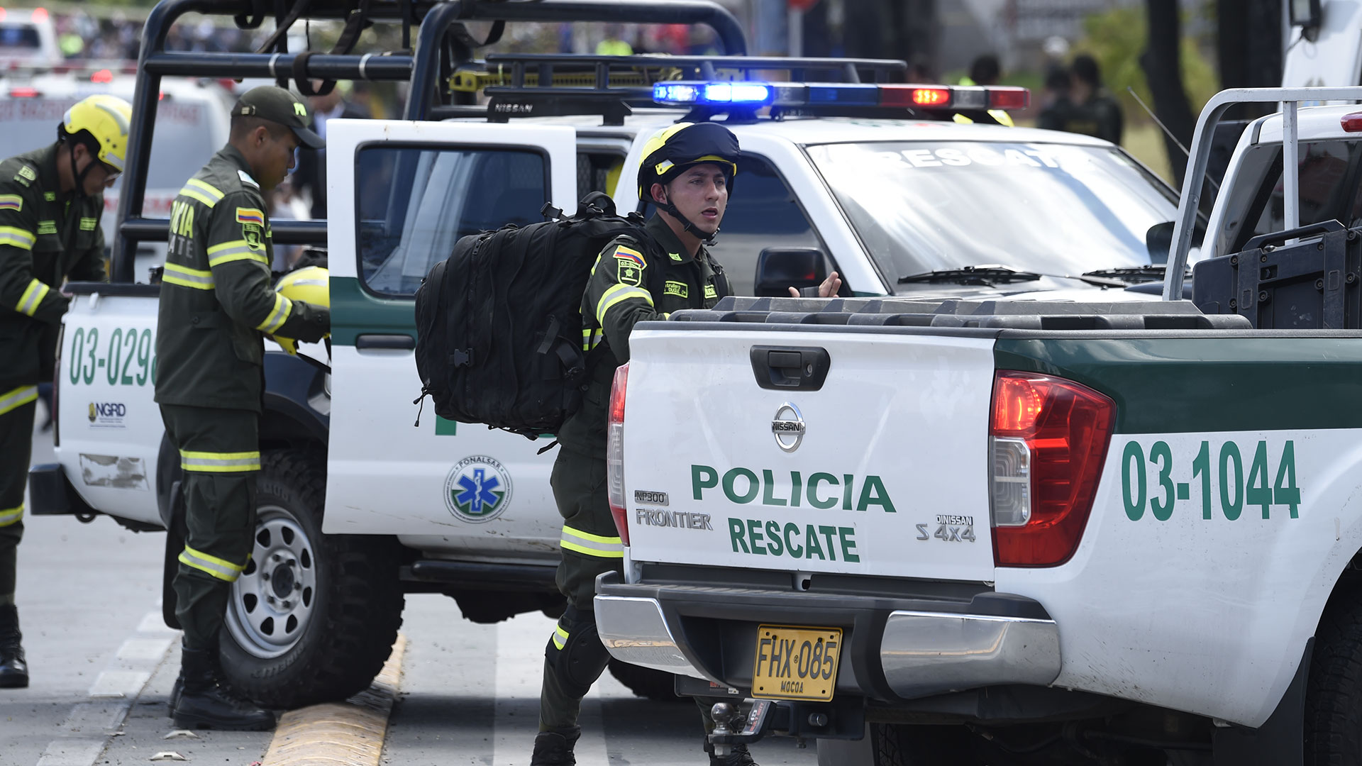 Los policías llegaron rápidamente al lugar (AFP)
