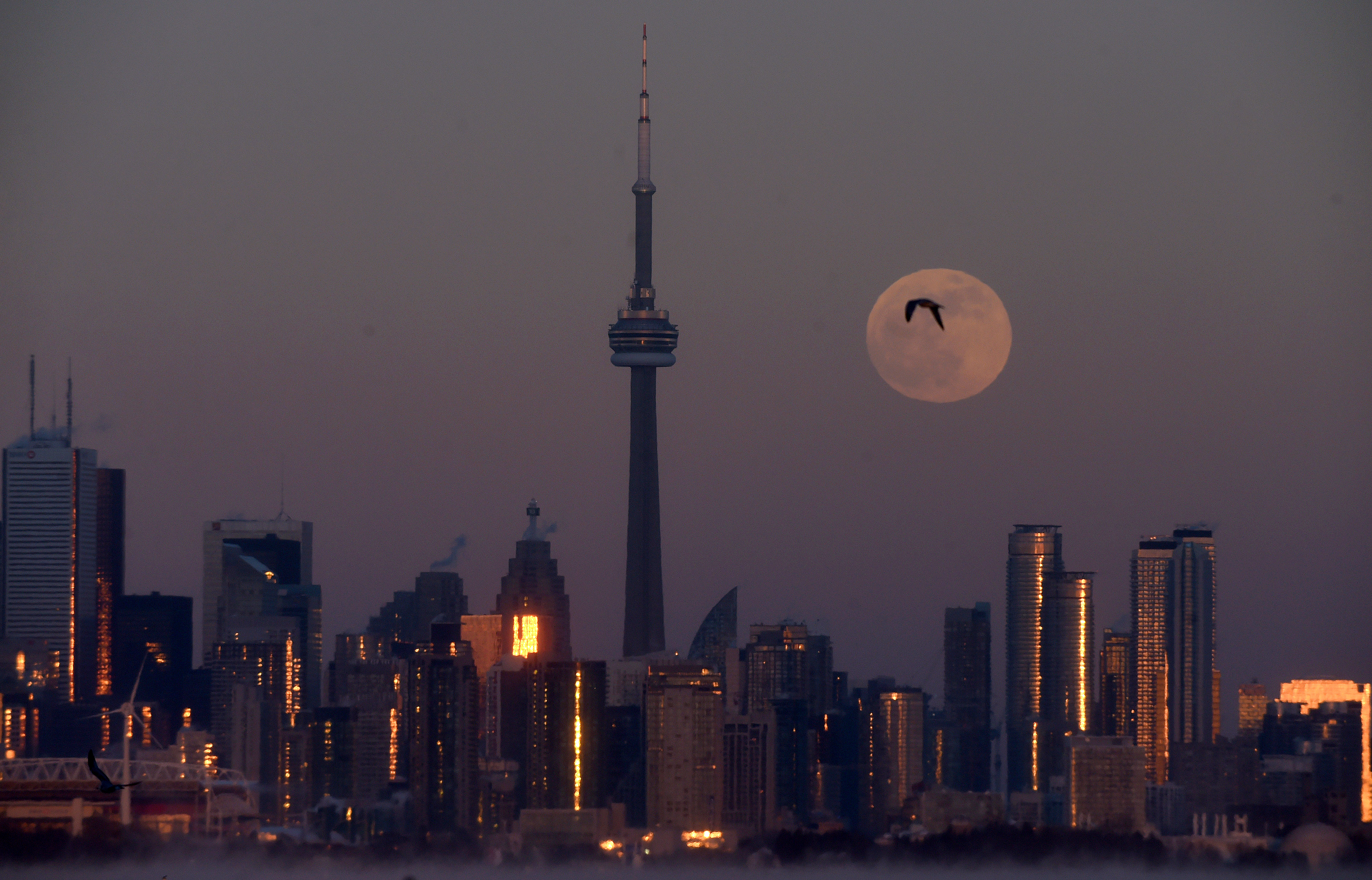 La luna en Toronto, Ontario, (Dan Hamilton-USA TODAY Sports)