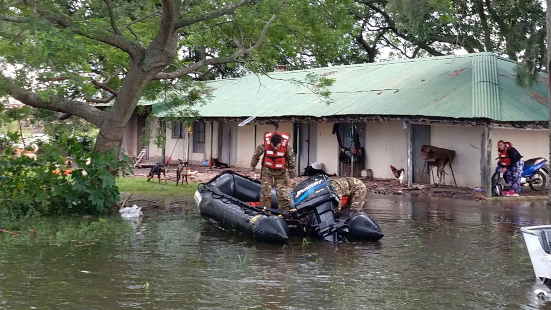 En Entre Ríos, varias personas tuvieron que ser evacuadas (NA)