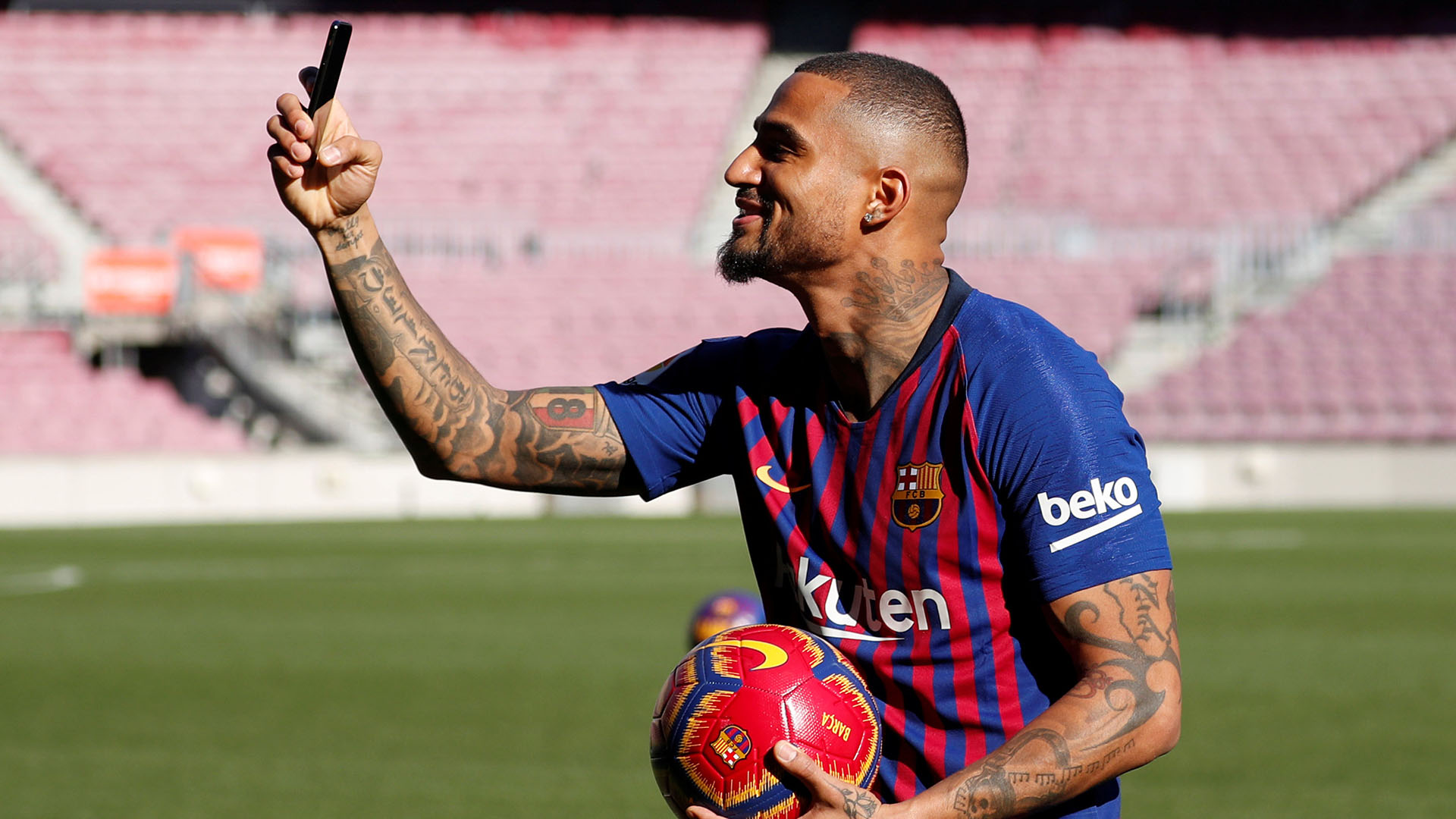 Boateng jugó apenas cuatro partidos en el Barcelona y se marchó (Reuters)
