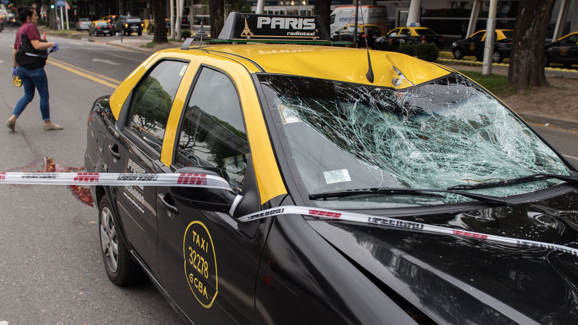 El taxista quedó imputado por “homicidio culposo” (Adrian Escandar)