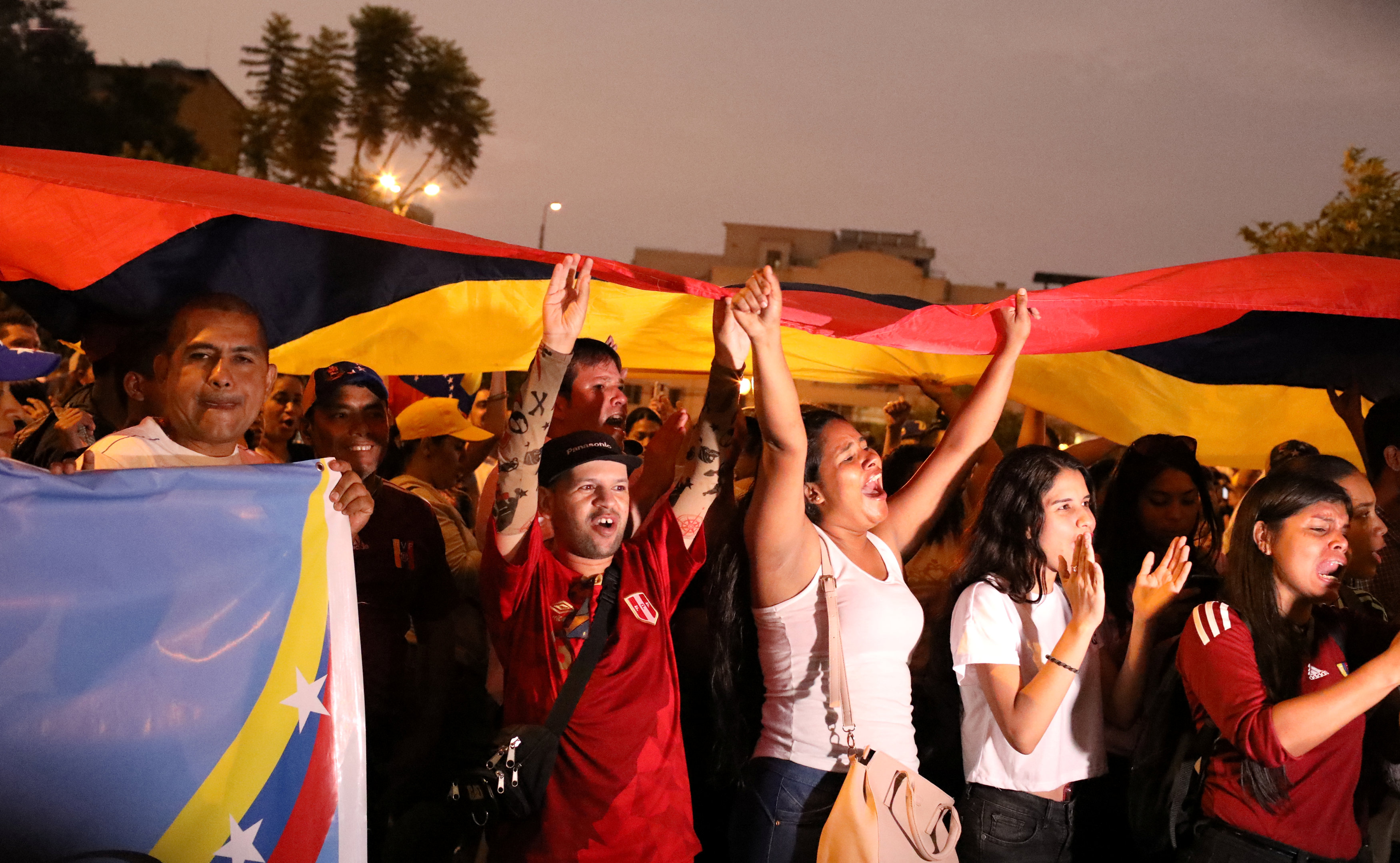 Marchas en Lima, Perú. (REUTERS/Mariana Bazo)