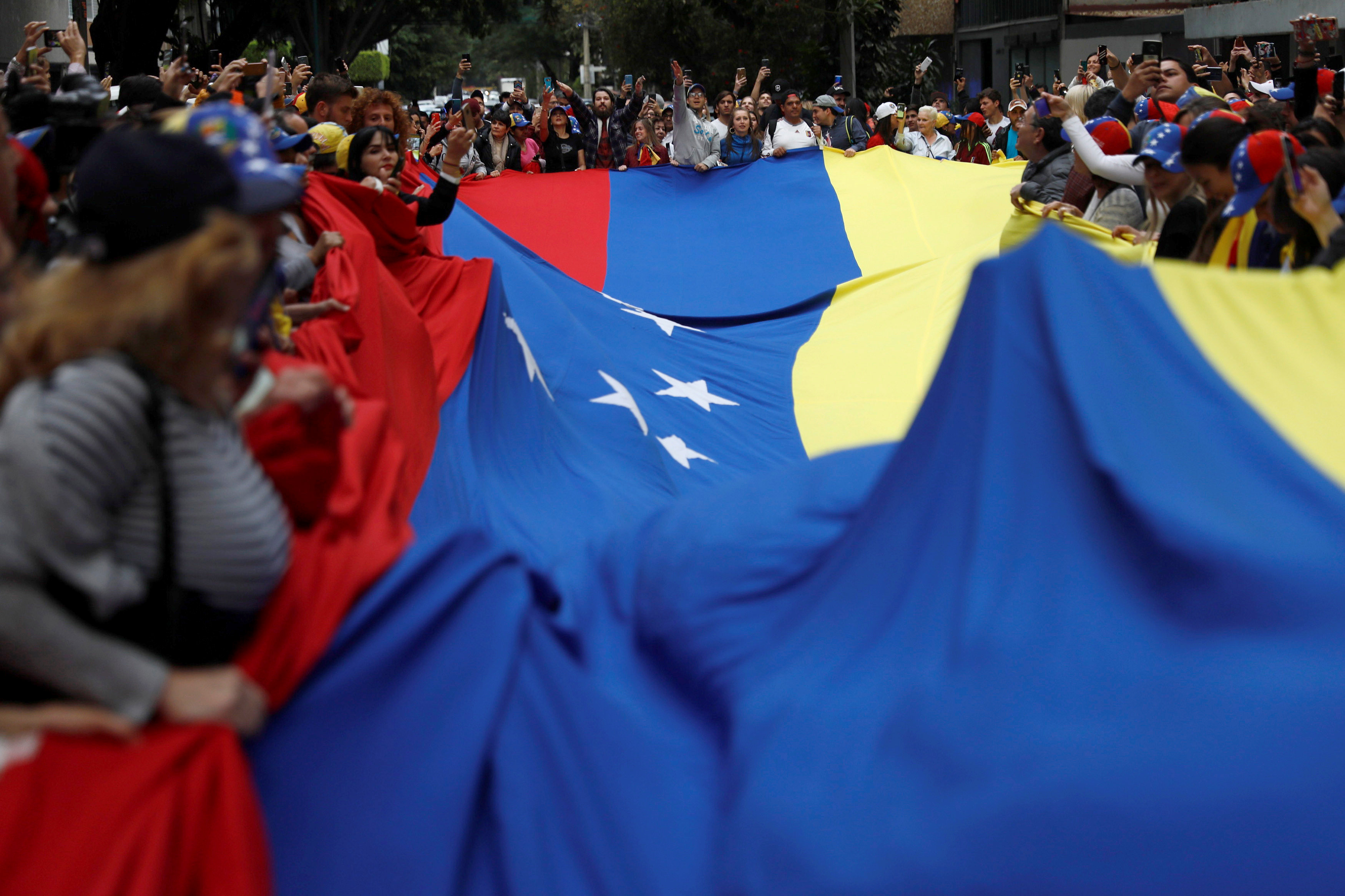 Venezolanos en Ciudad de México. (REUTERS/Edgard Garrido)