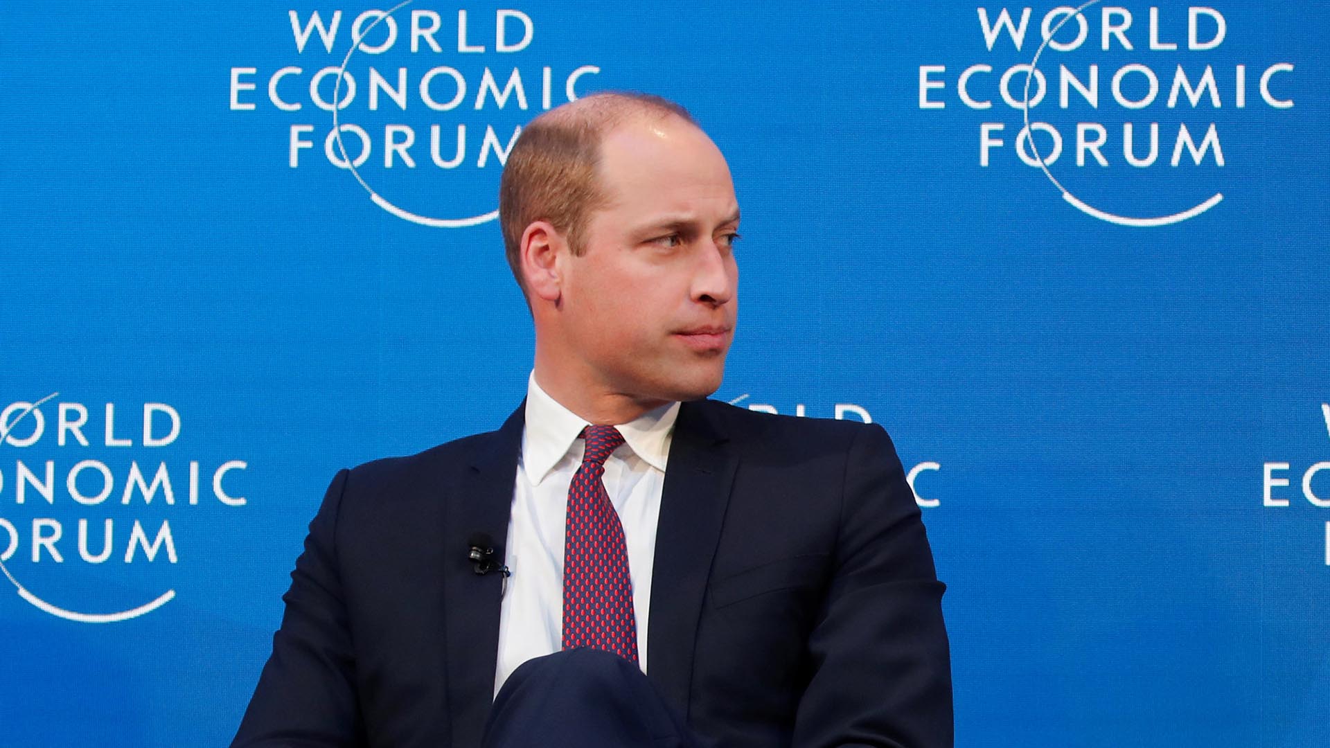 El príncipe William habló sobre su salud mental en el Foro de Davos (REUTERS/Arnd Wiegmann)