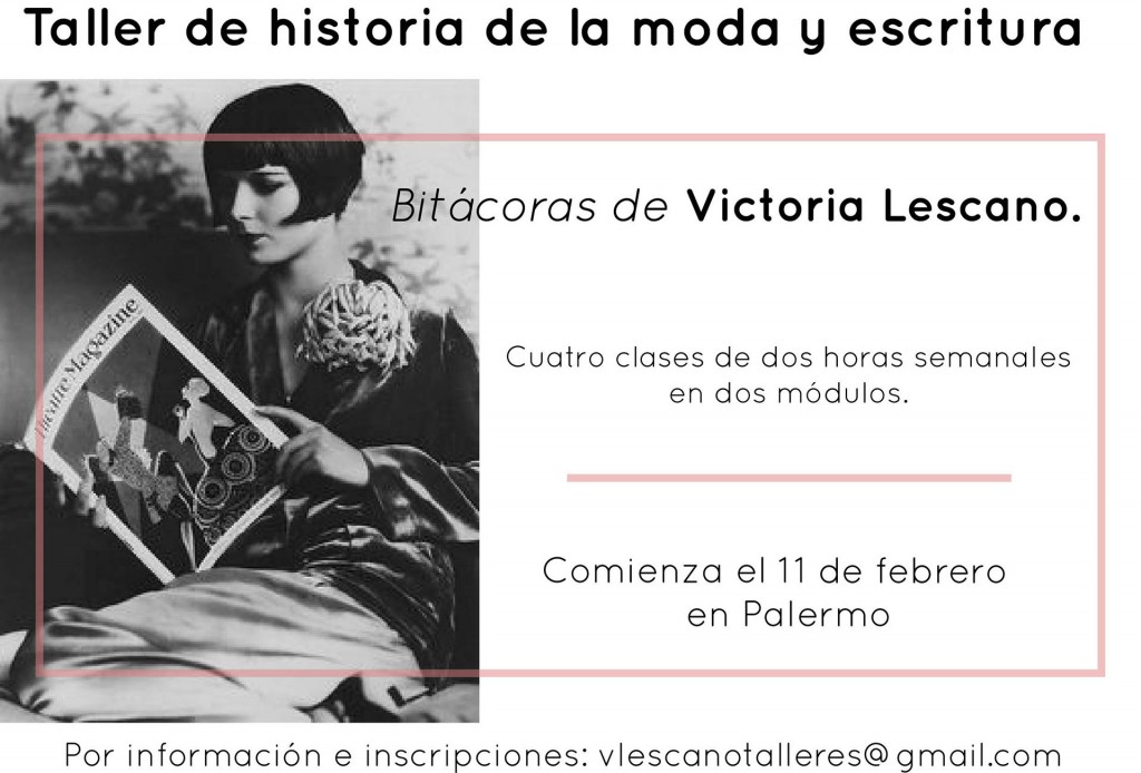 taller de historia de la moda