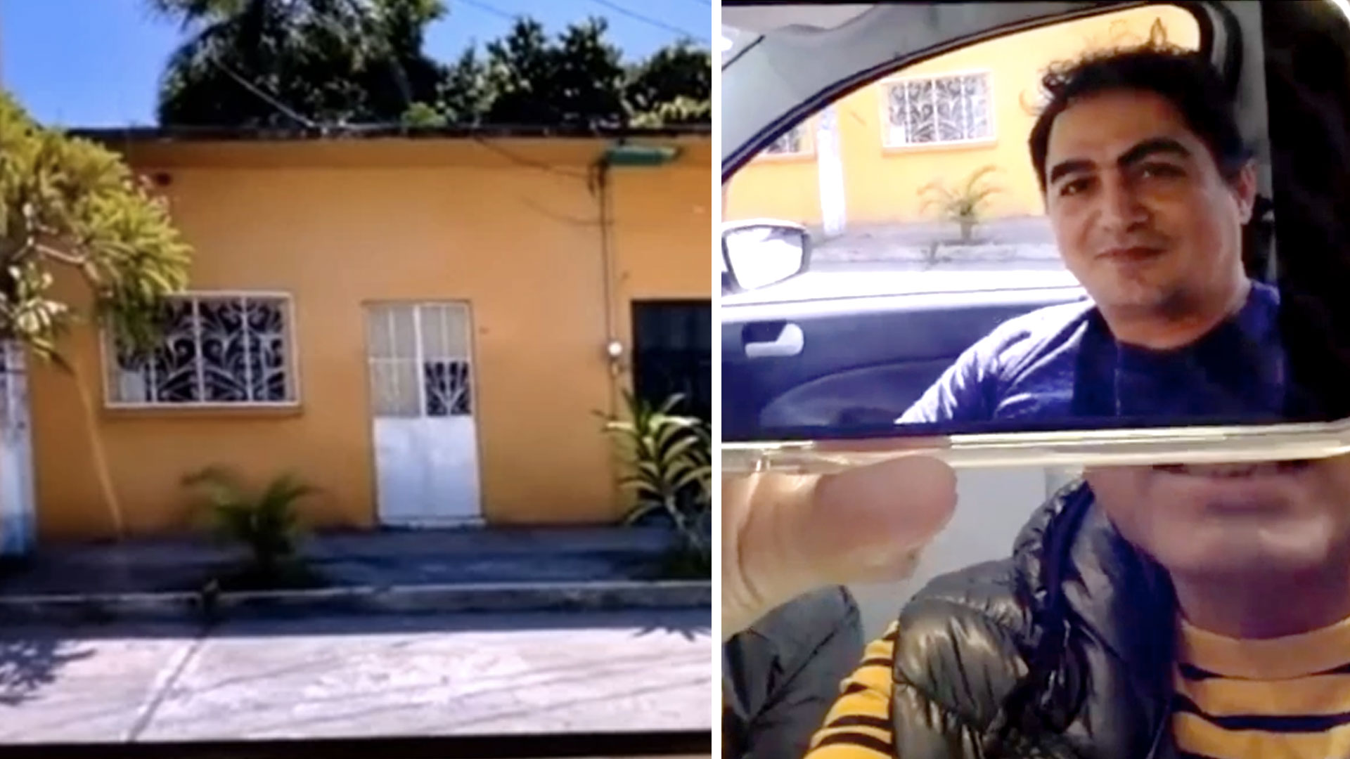 Humberto, el ex amor de Juan Gabriel, se tomó una fotografía afuera de la casa donde Juan Gabriel vivió en Morelos, según Jorge Carbajal (Foto: YouTube Productora69)