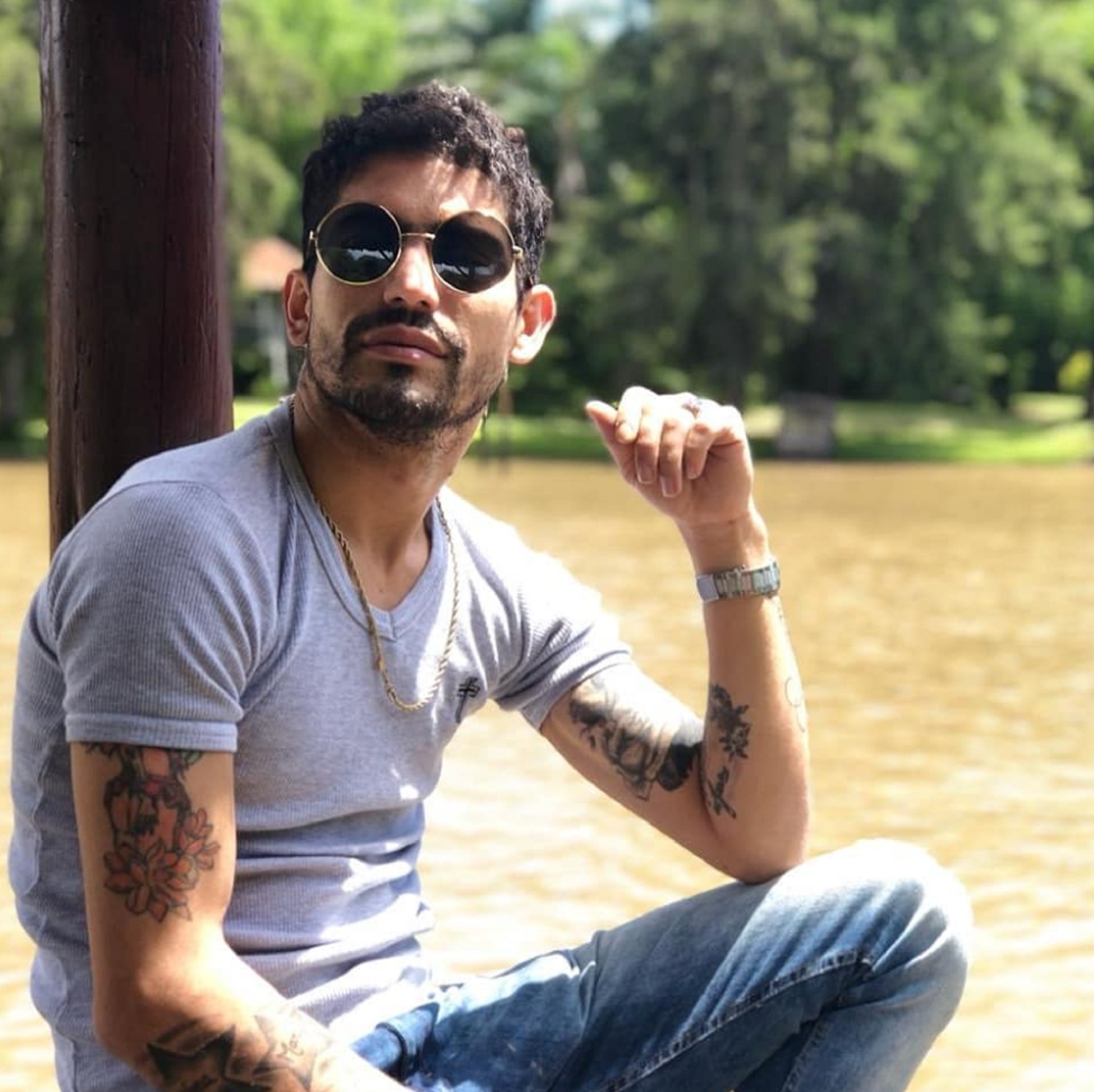 El cordobés estuvo en pareja con Macarena Vega con quien tiene dos hijos de 5 y 1 año (Foto: Instagram Rodrigo Romero)