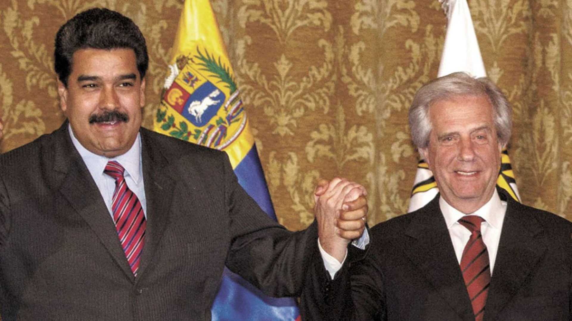 Nicolás Maduro y Tabaré Vázquez, una alianza que parece indestructible.