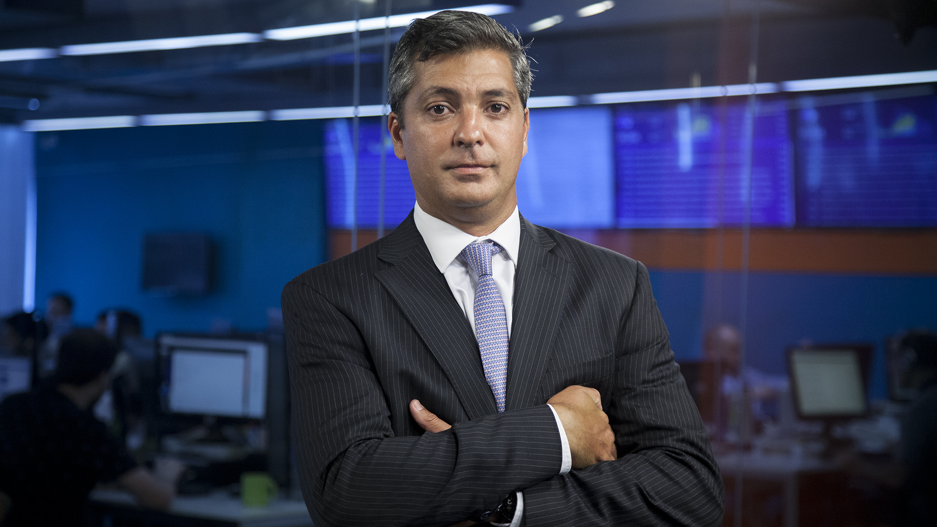 Andrés Rombolá, gerente de Smartmatic, en Infobae (Foto: Santiago Saferstein)
