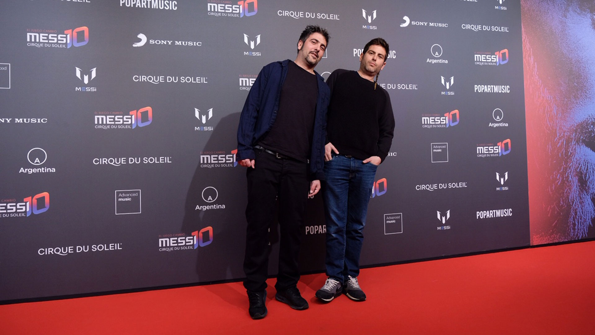 David y José, integrantes del dúo español Estopa