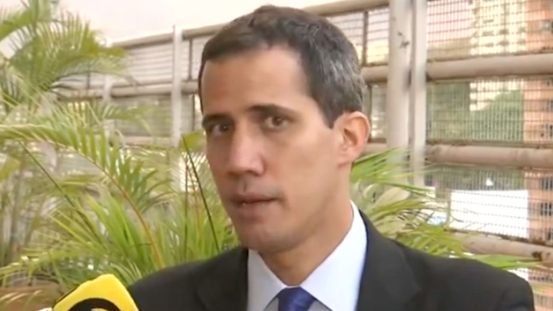 Guaidó fue entrevistado por la televisión mexicana (Foto: Captura Milenio Televisión)