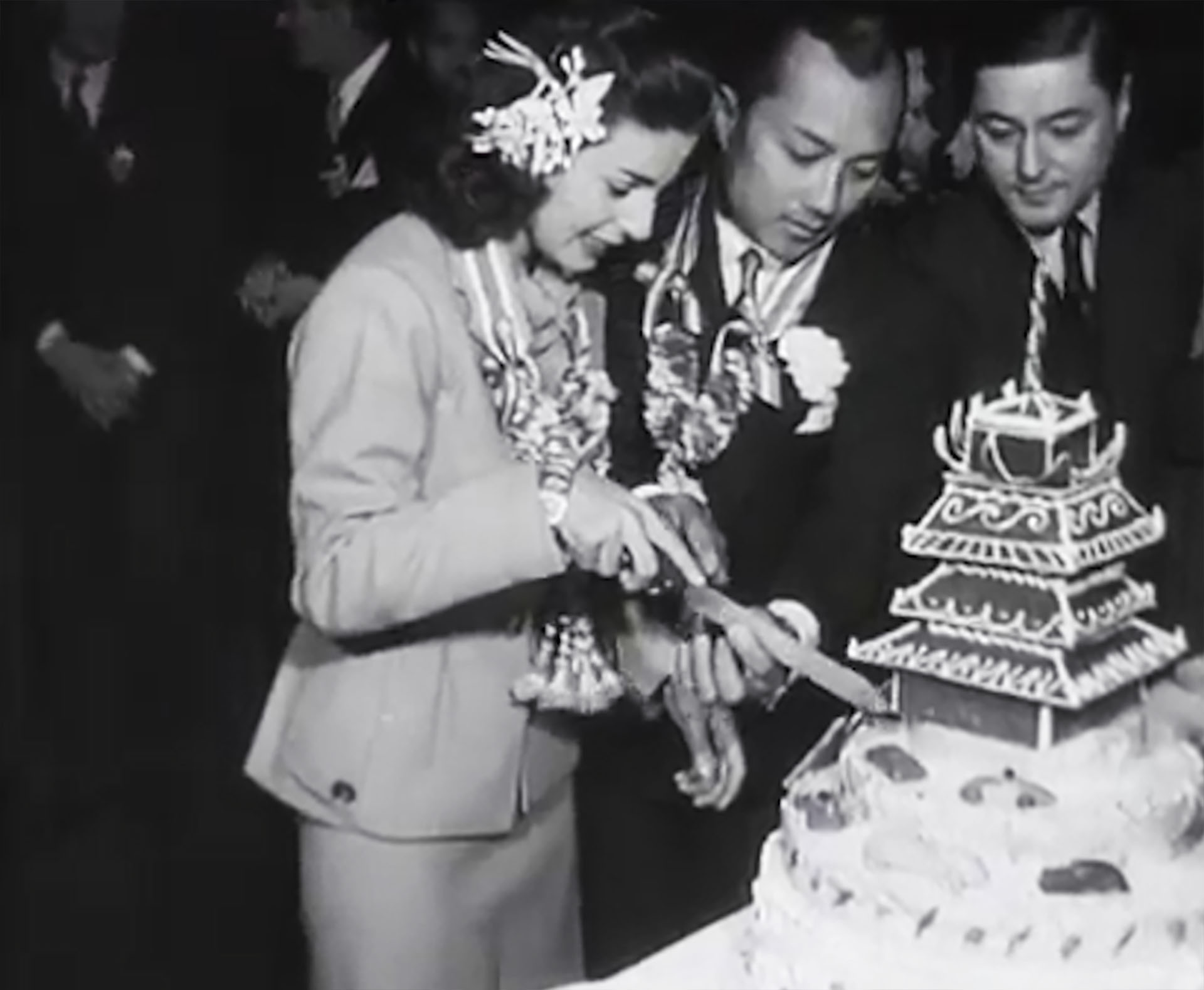 El casamiento de Chelita con el príncipe de Siam. Ella era empleada del Automóvil Club, él era la cabeza de un fabuloso reino