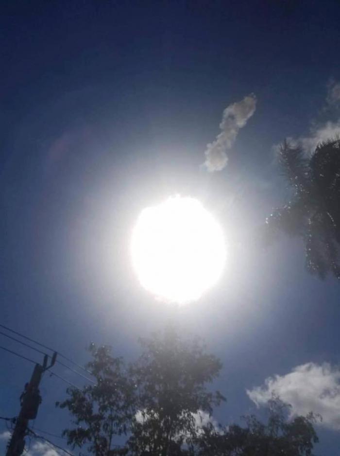 El diario local “Guerrillero” publicó esta foto de la explosión en Pinar del Río.