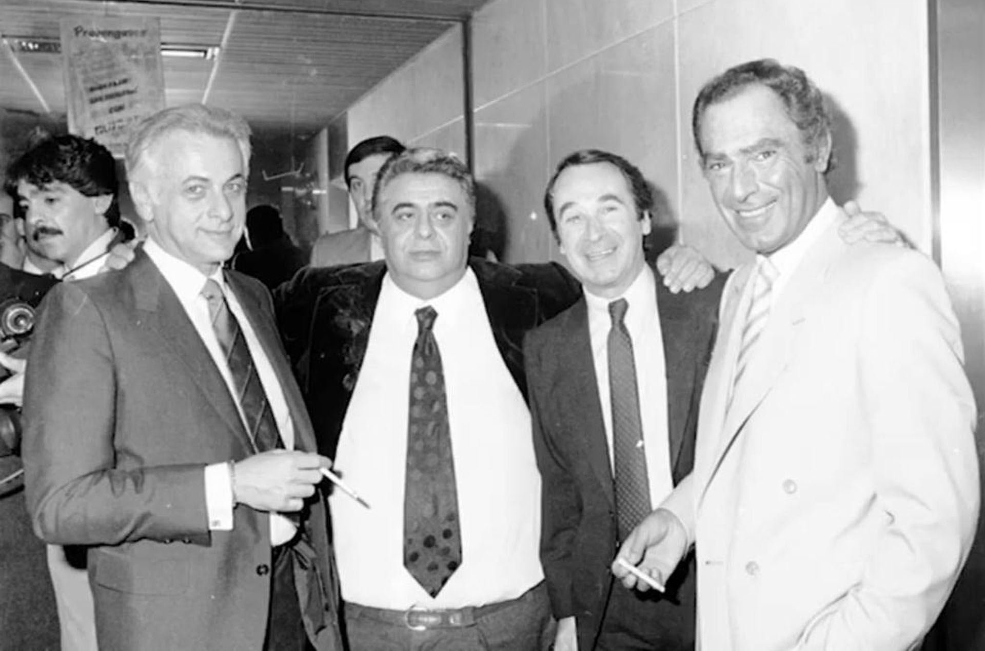Gerardo Sofovich, Jorge Porcel, Juan Carlos Altavista y Calabró
