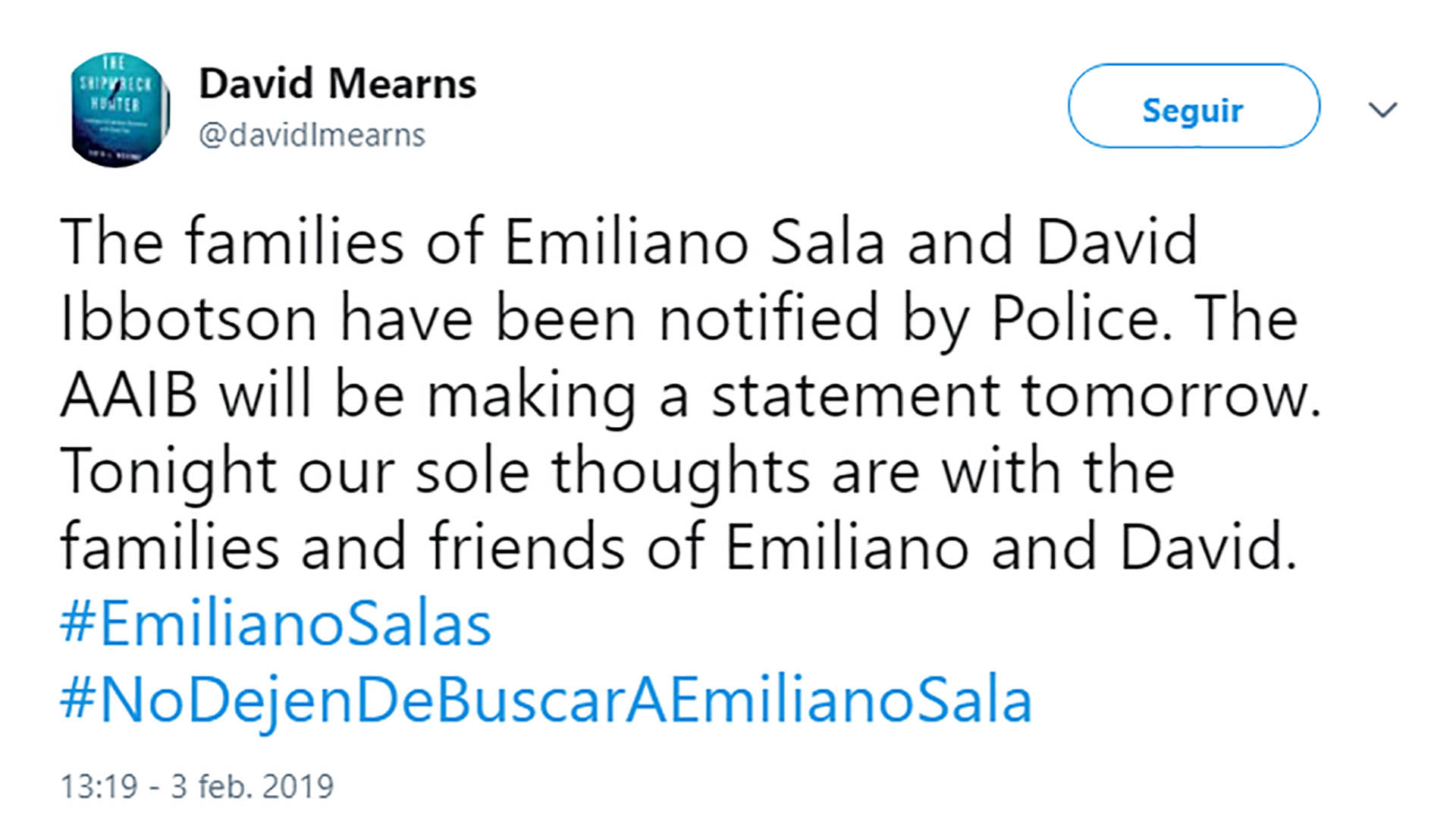 La confirmación del hallazgo realizado por los investigadores