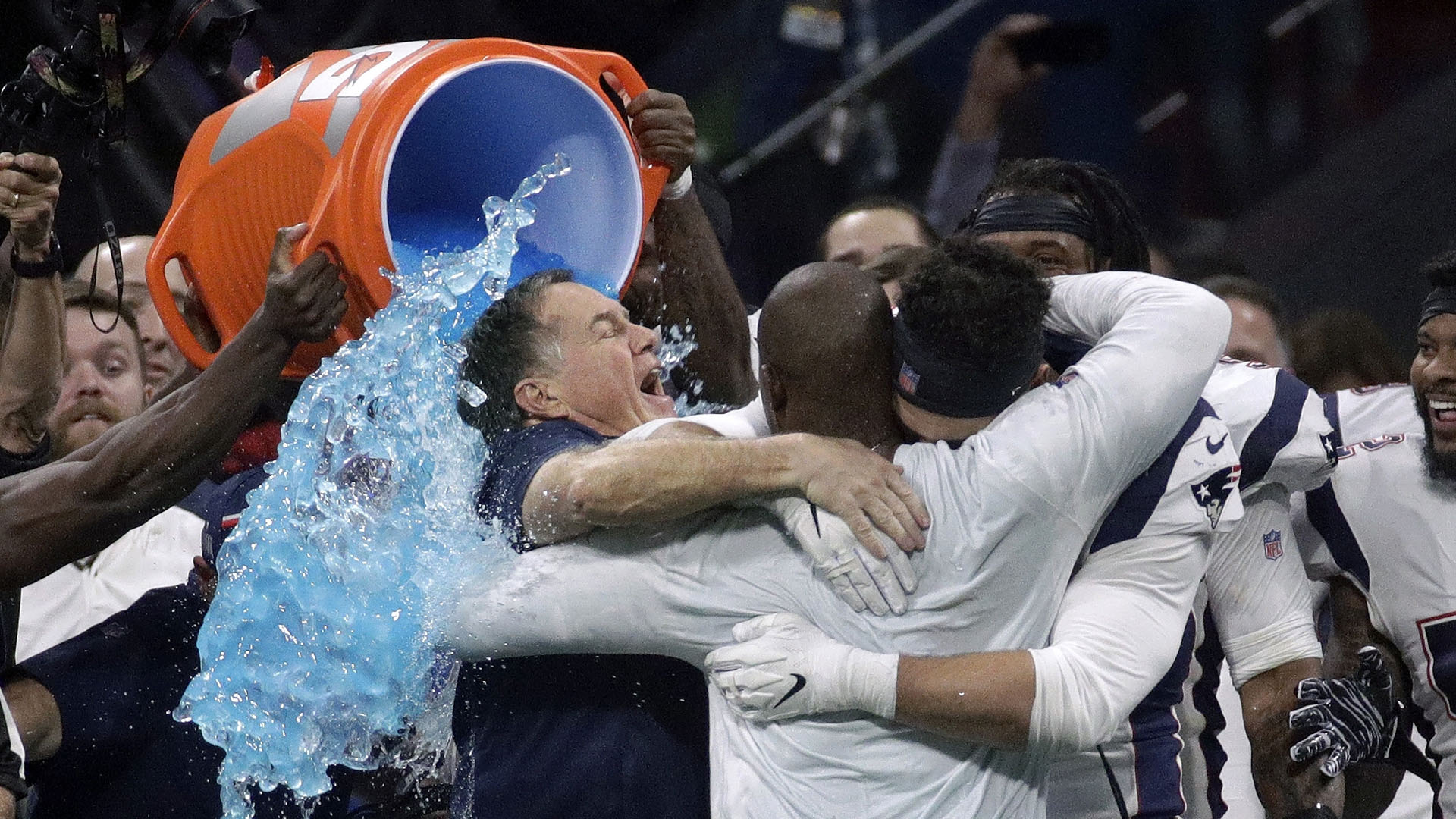 El entrenador en jefe de los New England Patriots, Bill Belichick.