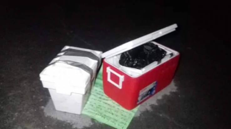 Los restos de “El Rex” fueron dejados en las inmediaciones de tres penales (Foto: @Sr_JUZTICIA)
