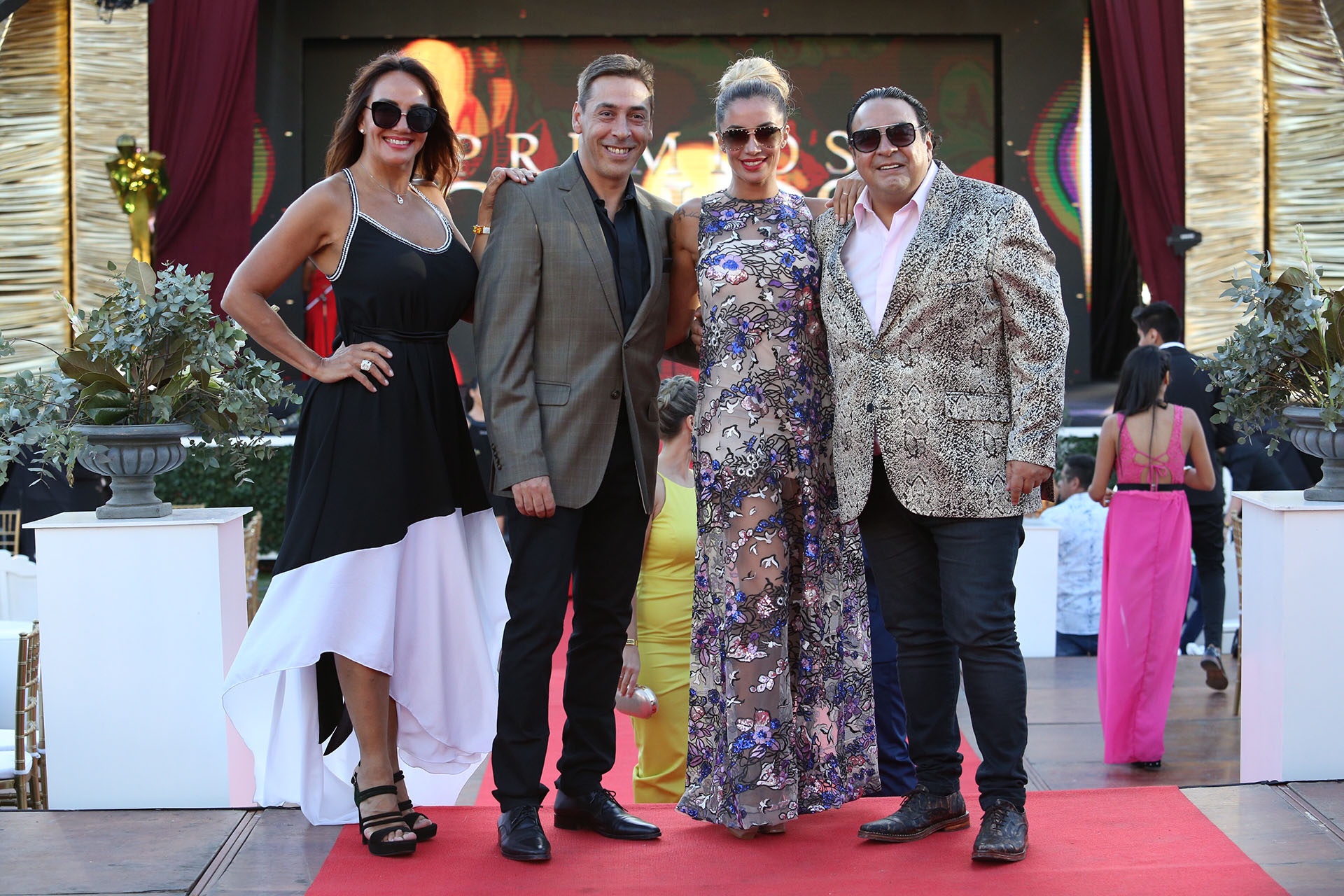Adriana Mendoza, René Bertrand, Claudia Ciardone y Gaby Almirón, de la obra “El Plan”