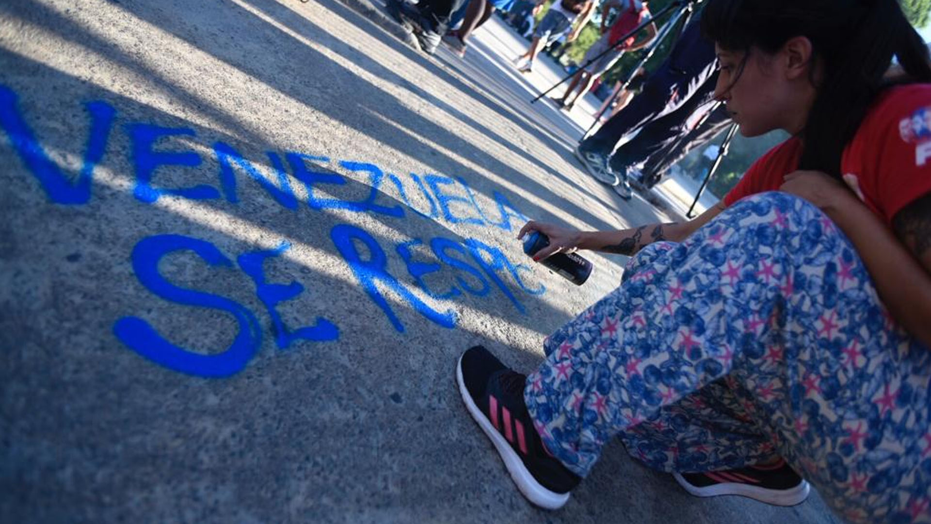 La marcha fue para respaldar el régimen de Nicolás Maduro en Venezuela