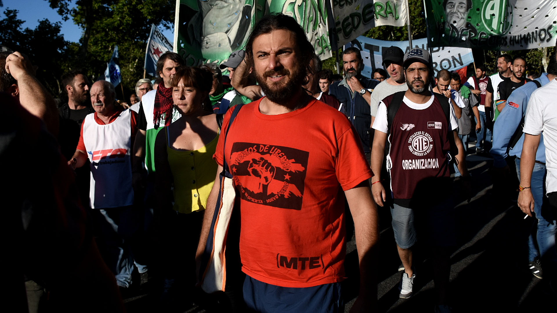 El líder de la CTEP, Juan Grabois (Nicolás Stulberg)