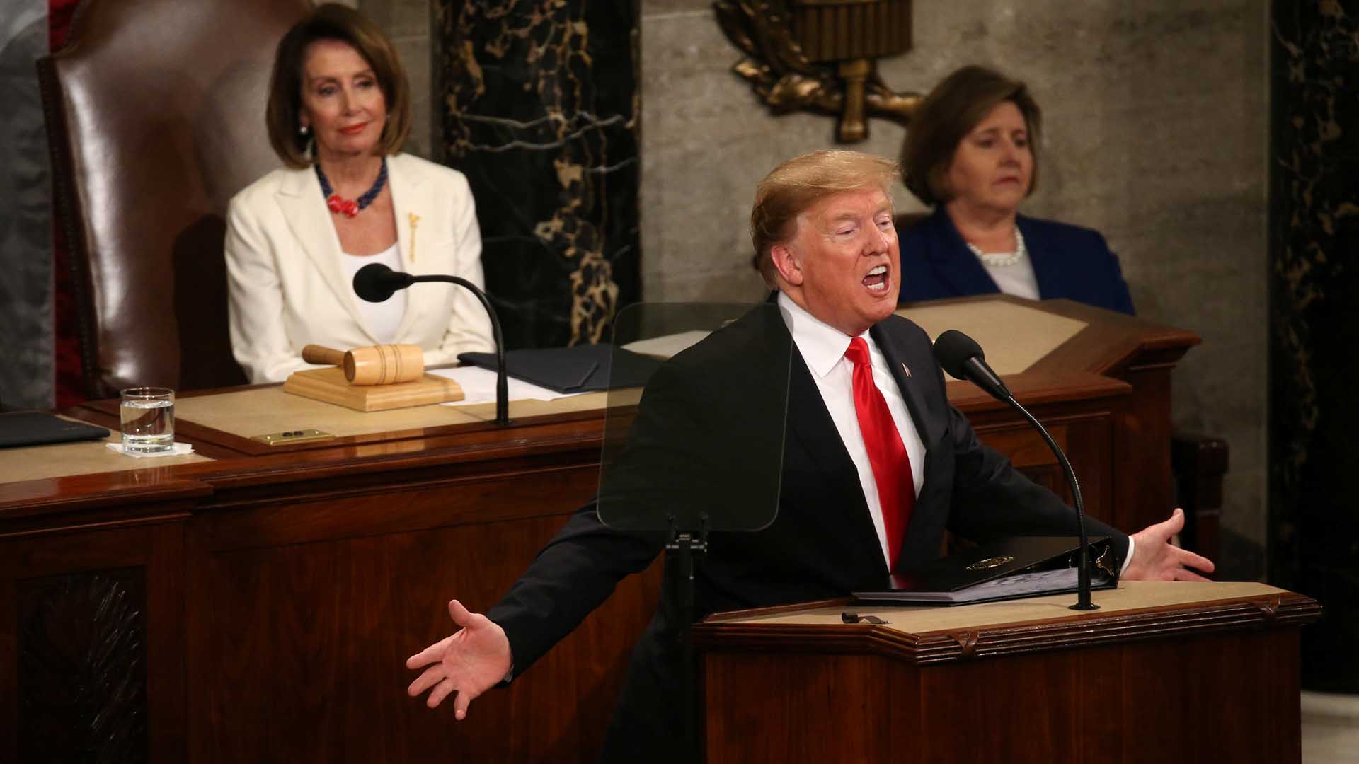 Trump insistió en construir el muro en la frontera sur. (Foto: REUTERS/Leah Millis)